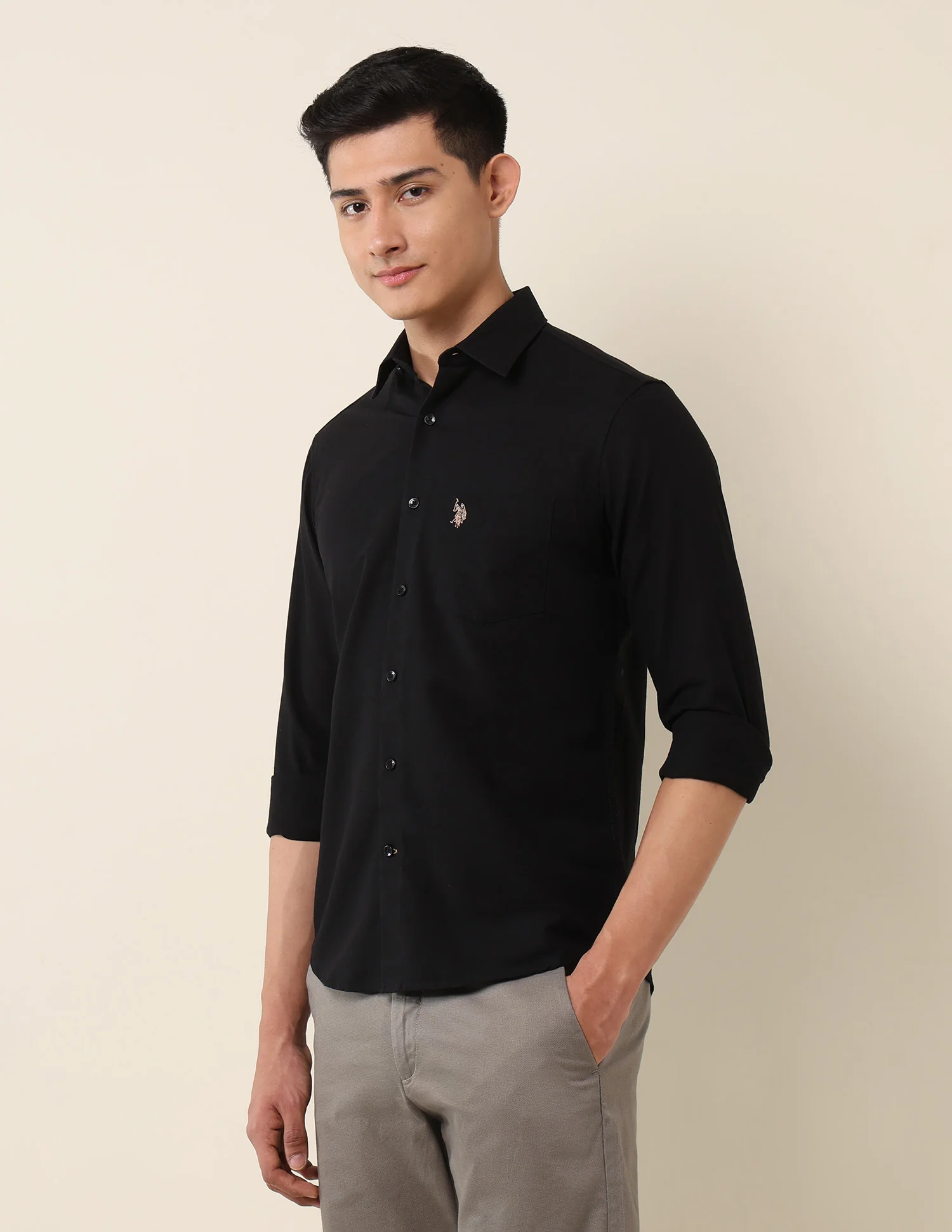 Tailored Fit Twill Shirt - Image 4