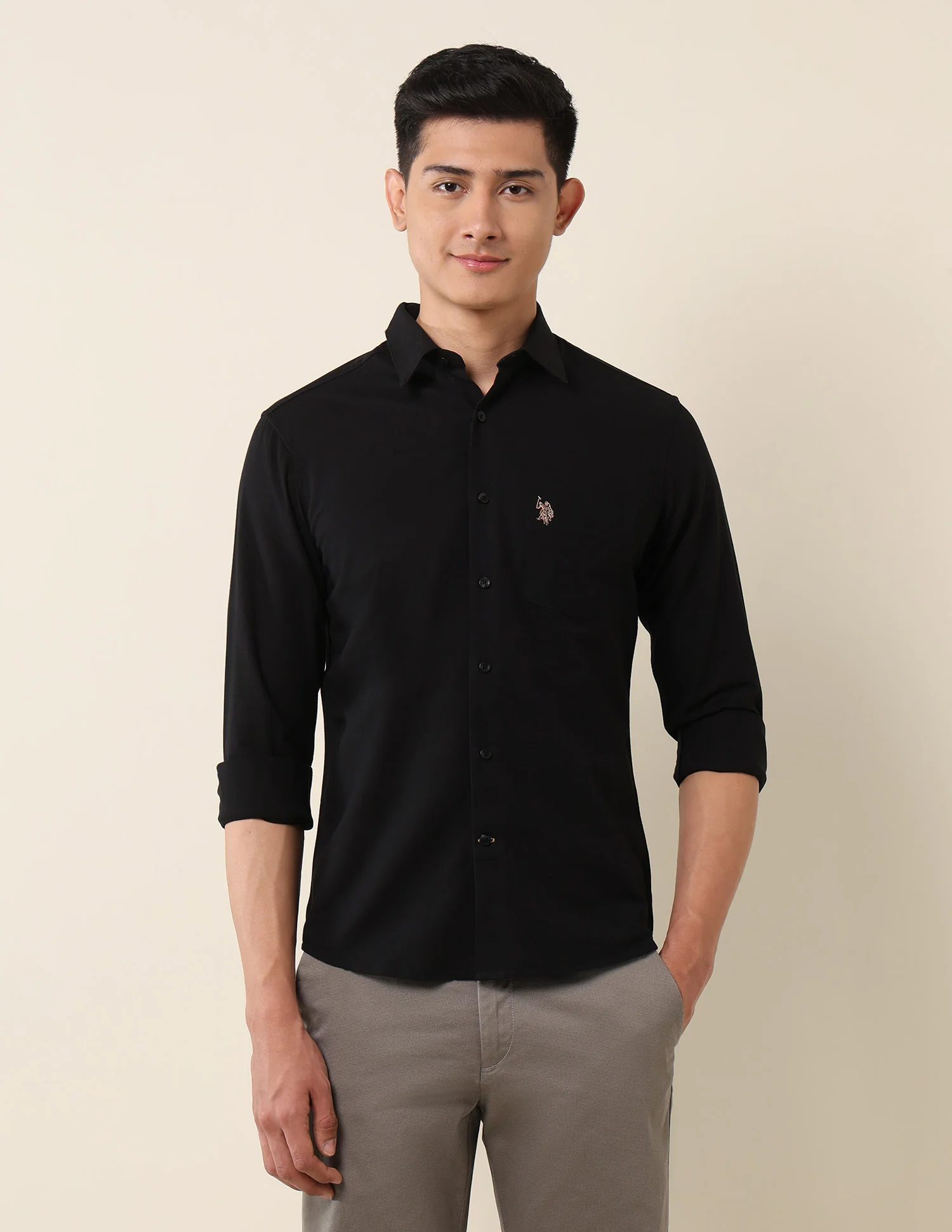 Tailored Fit Twill Shirt - Image 6
