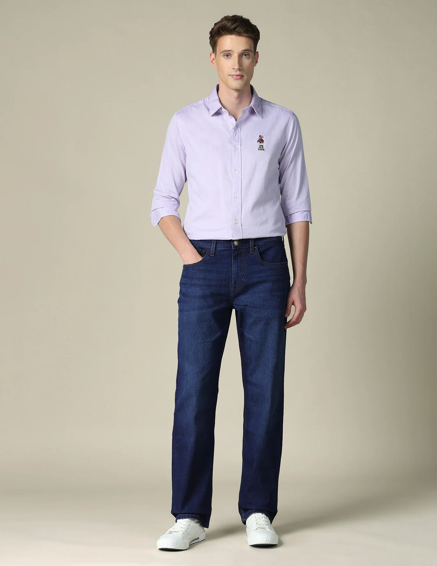 Tailored Fit Twill Shirt - Image 3