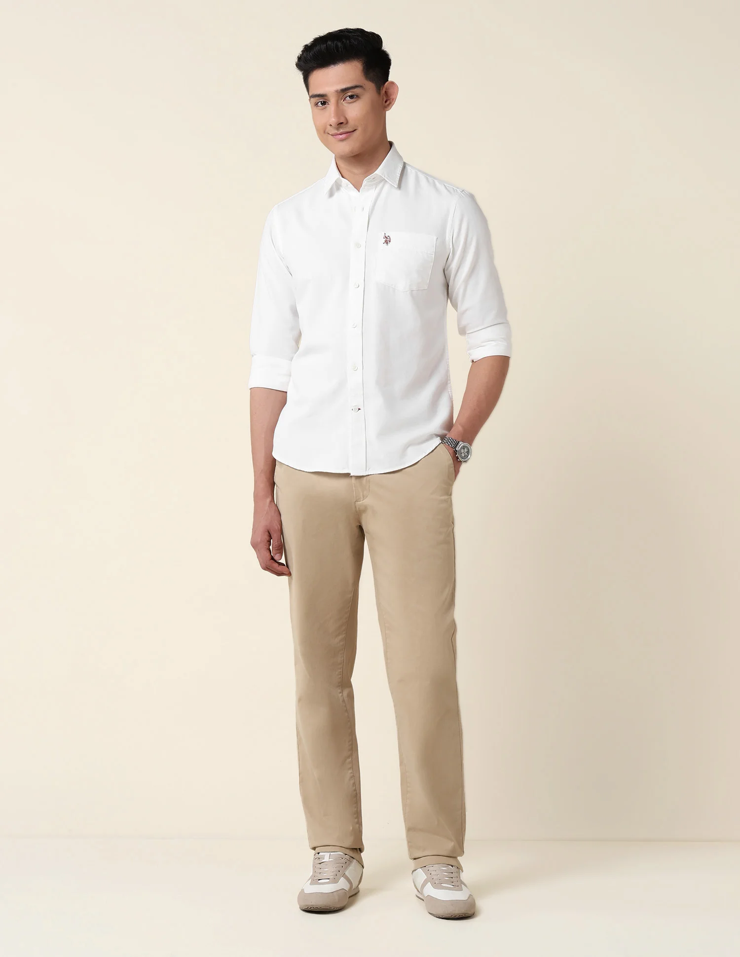 Tailored Fit Twill Shirt - Image 3