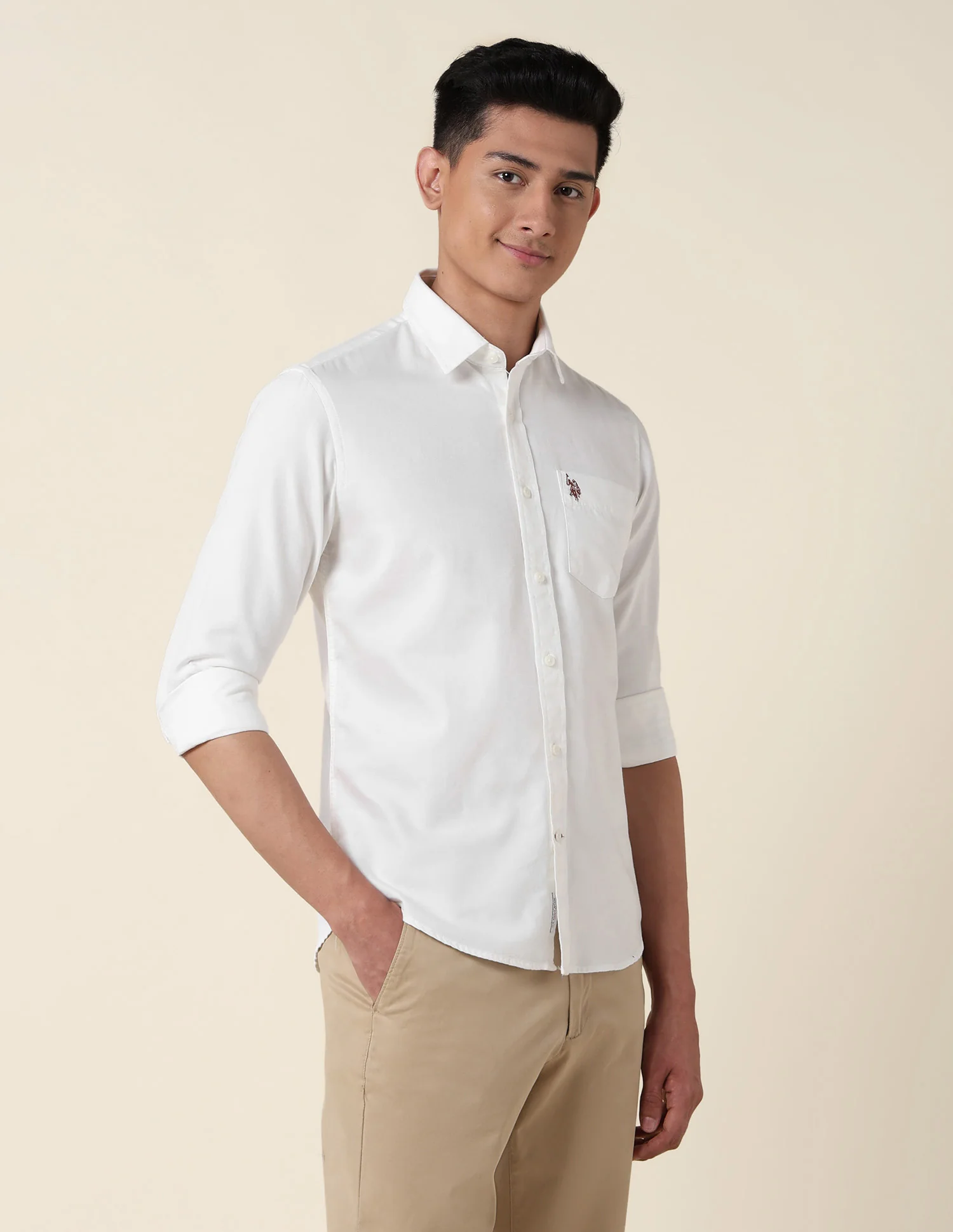 Tailored Fit Twill Shirt - Image 4