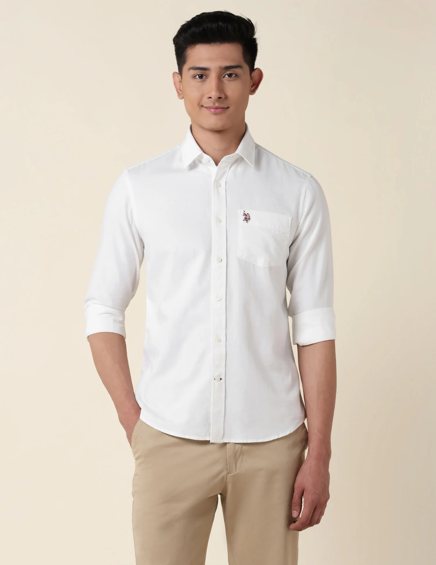 Tailored Fit Twill Shirt - Image 6