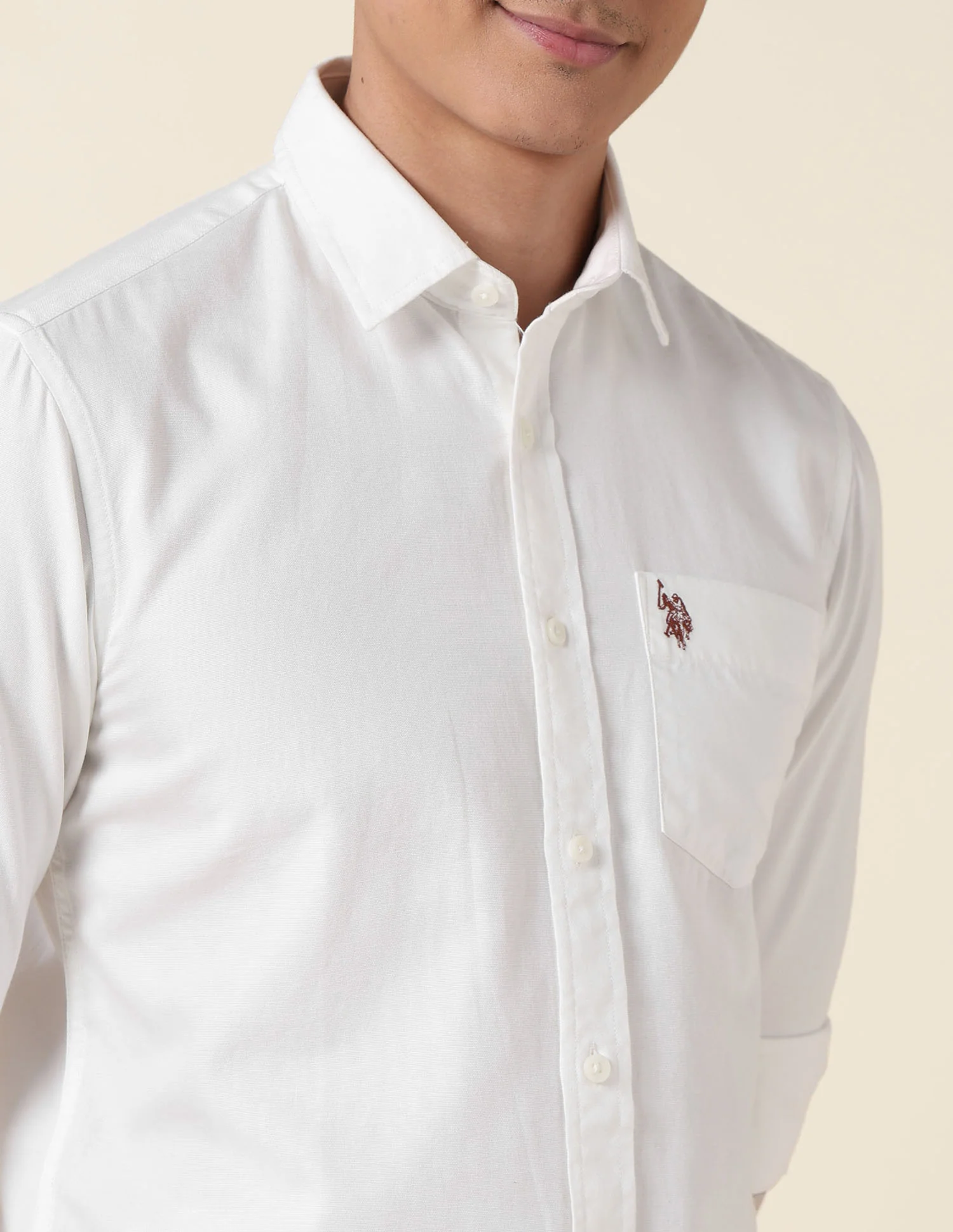 Tailored Fit Twill Shirt - Image 7