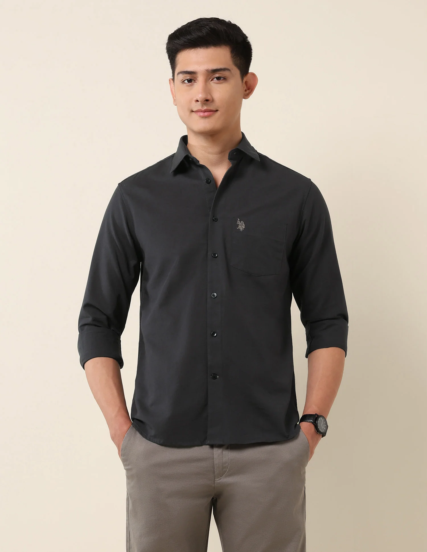 Tailored Fit Twill Shirt