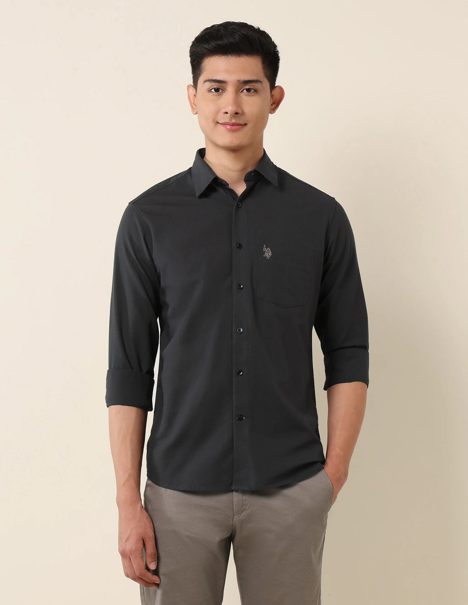 Tailored Fit Twill Shirt - Image 6