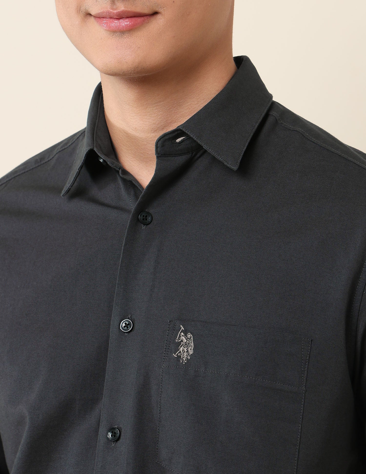 Tailored Fit Twill Shirt - Image 7