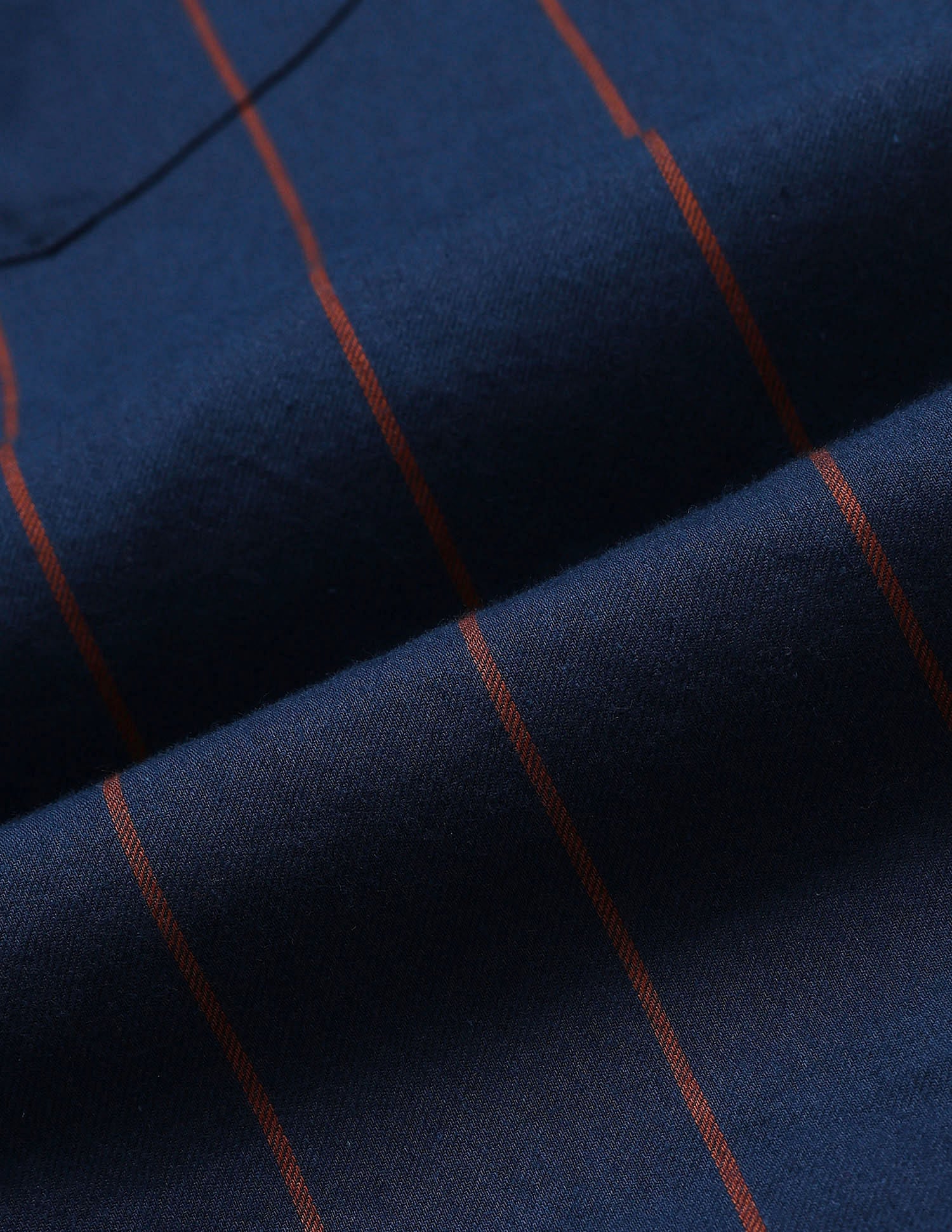 Tailored Fit Twill Striped Shirt - Image 2