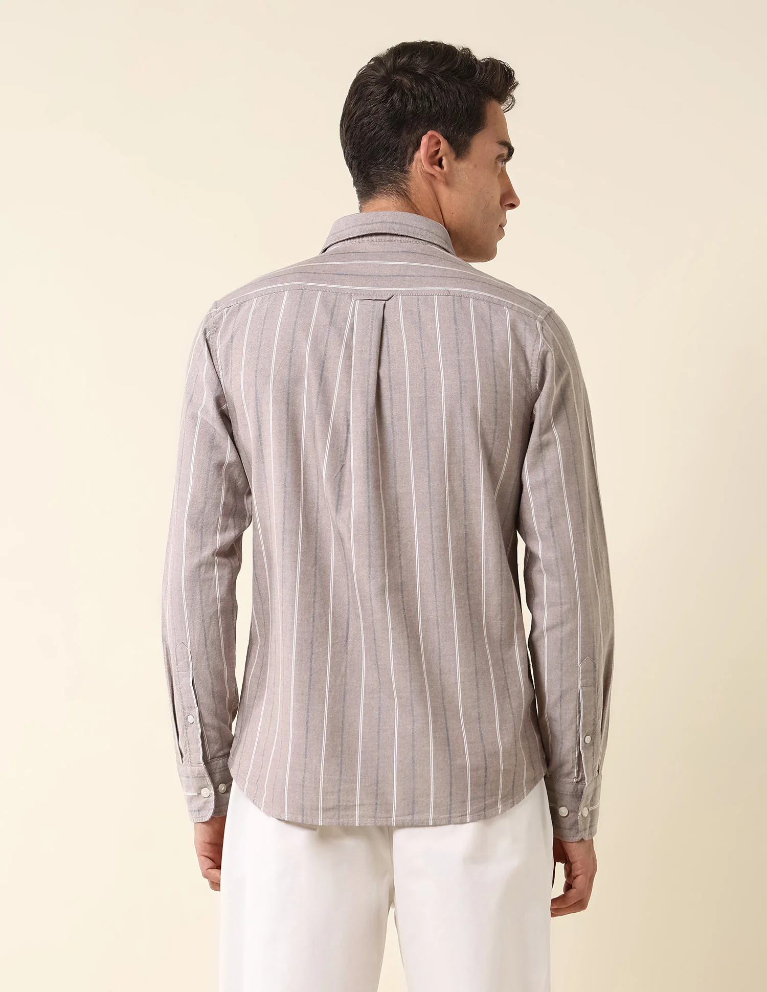 Tailored Fit Vertical Striped Shirt - Image 5