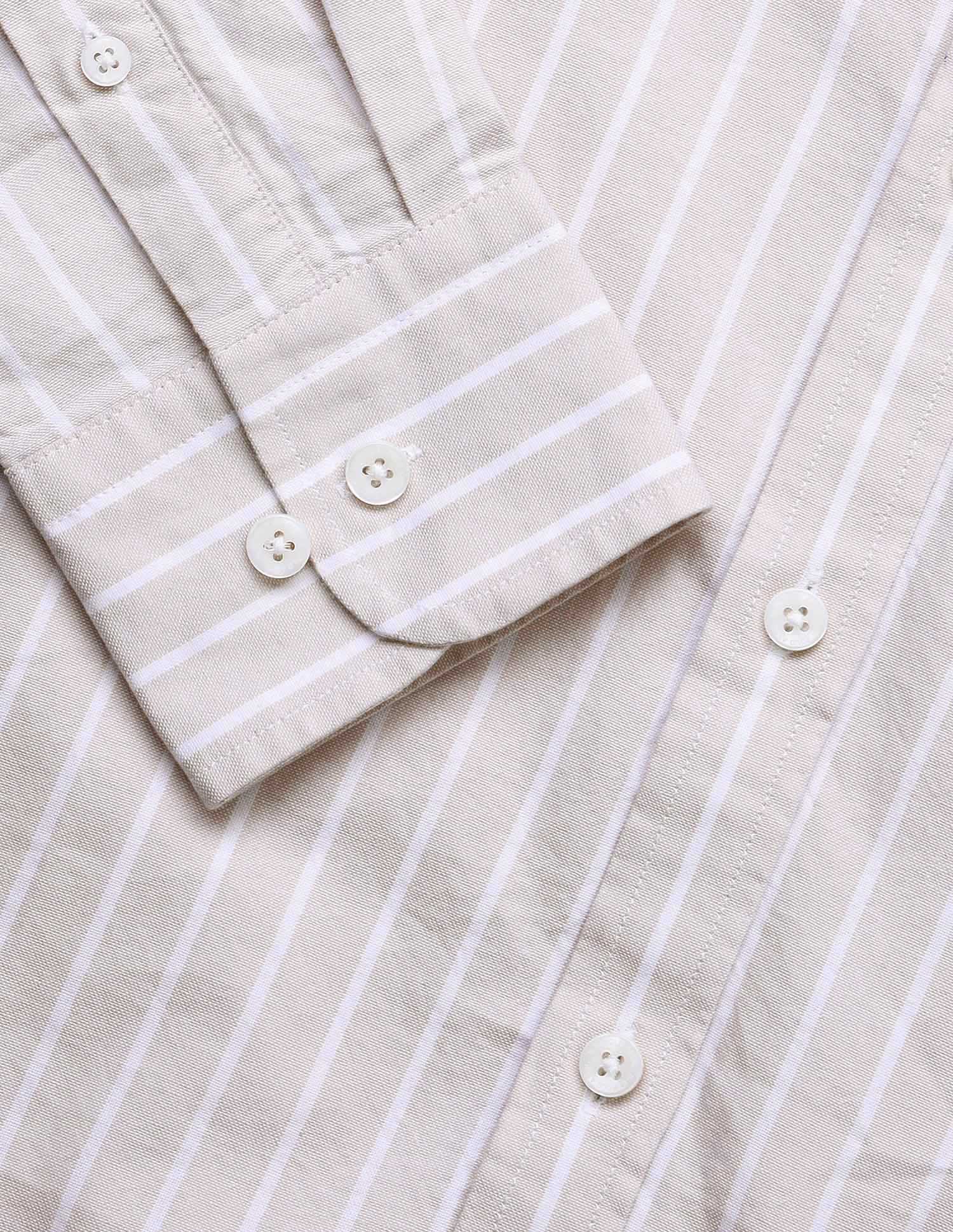 Tailored Fit Vertical Striped Formal Shirt - Image 8