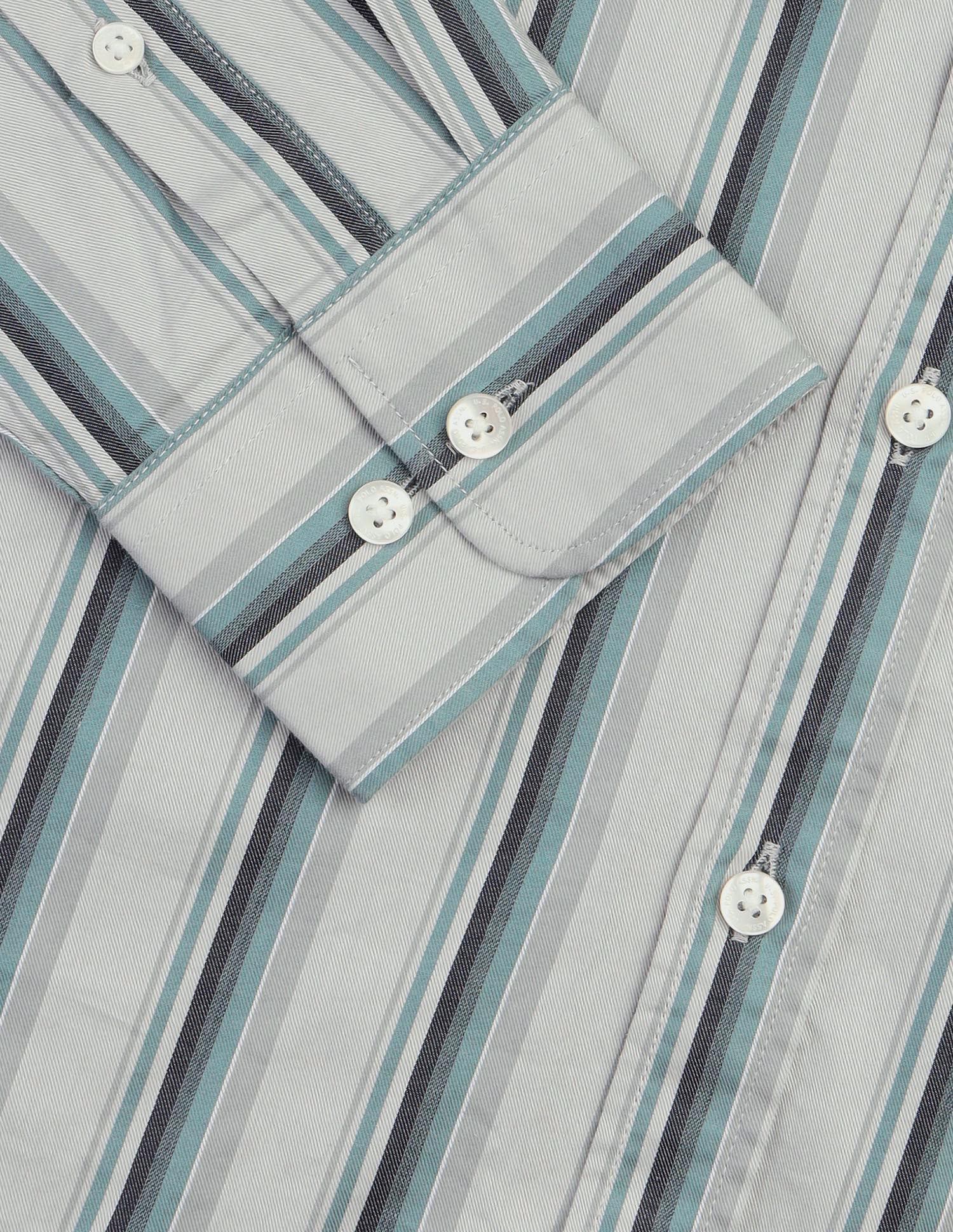 Tailored Fit Vertical Striped Shirt - Image 8