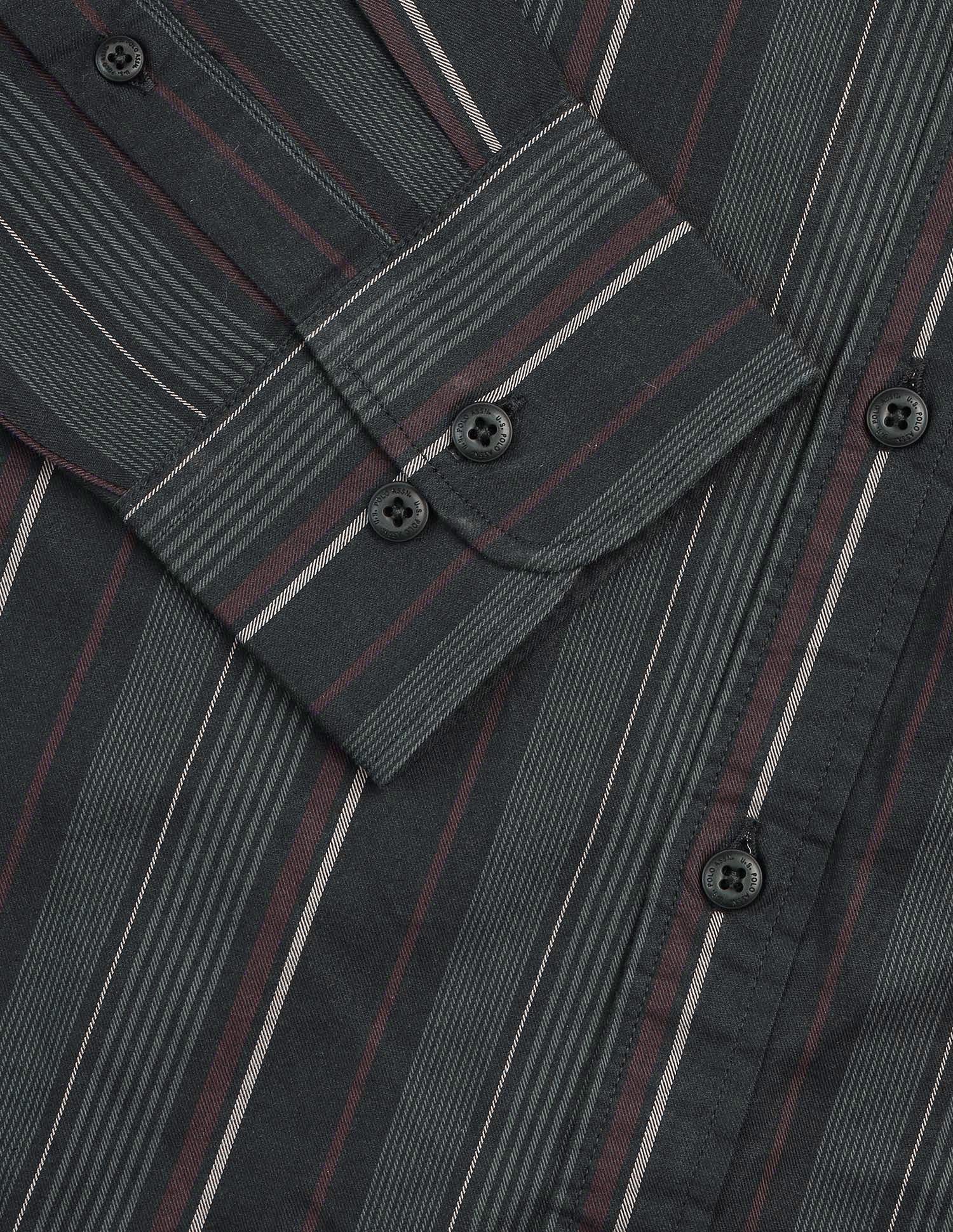 Tailored Fit Vertical Striped Shirt - Image 8