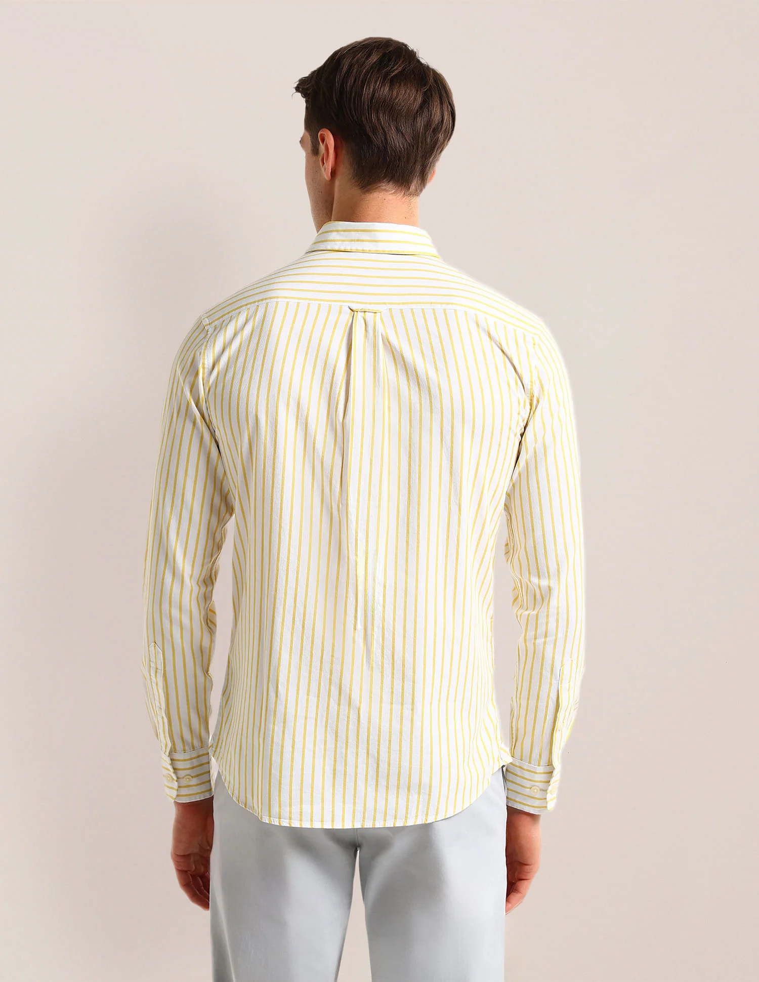 Tailored Fit Vertical Striped Shirt - Image 5