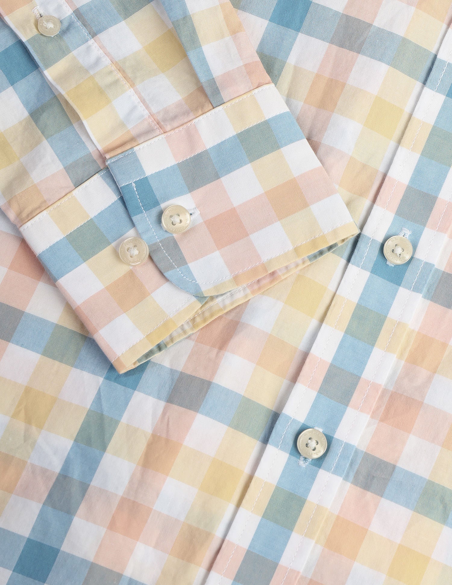 Tailored Gingham Check Shirt - Image 9