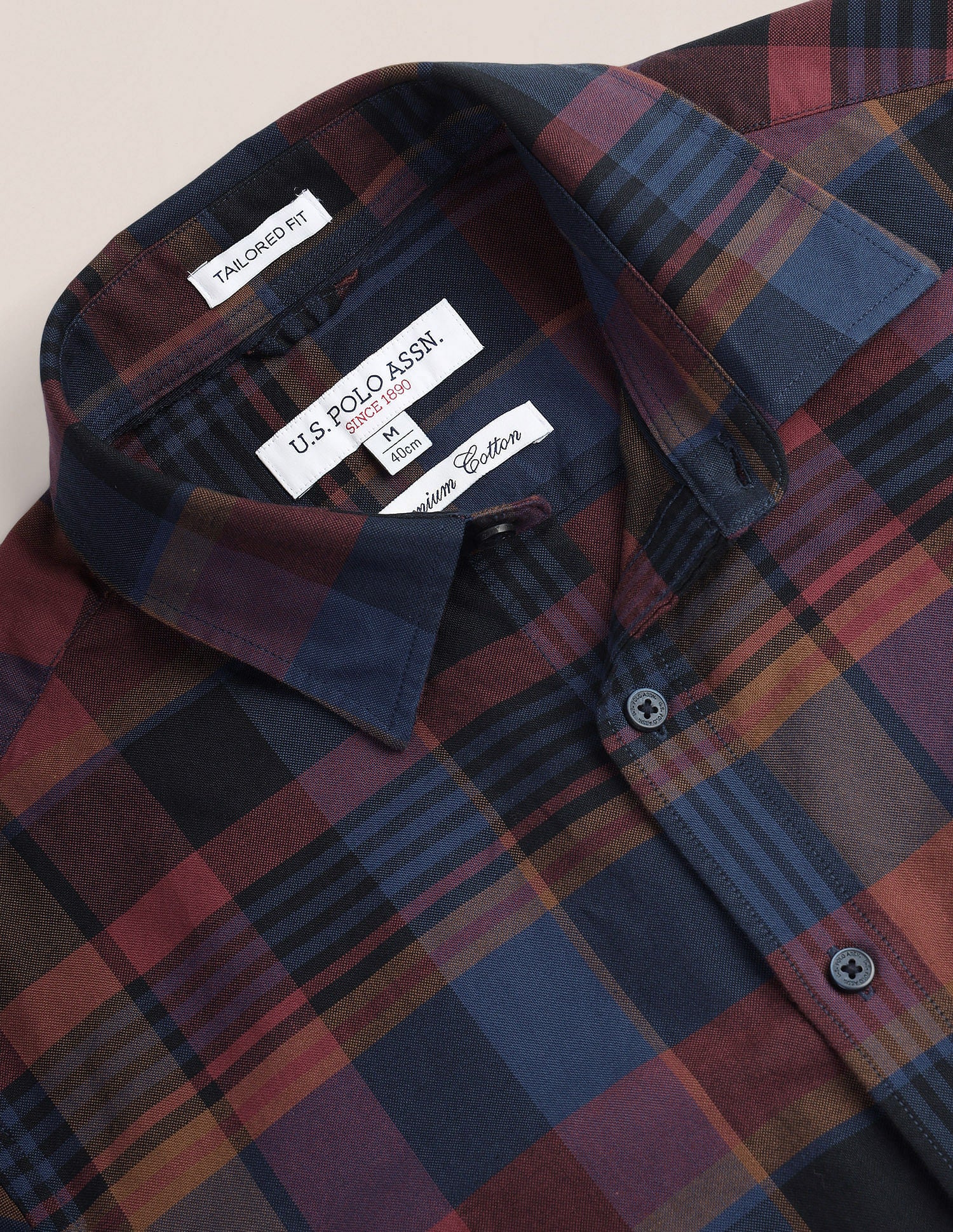 Tailored Plaid Check Shirt - Image 8