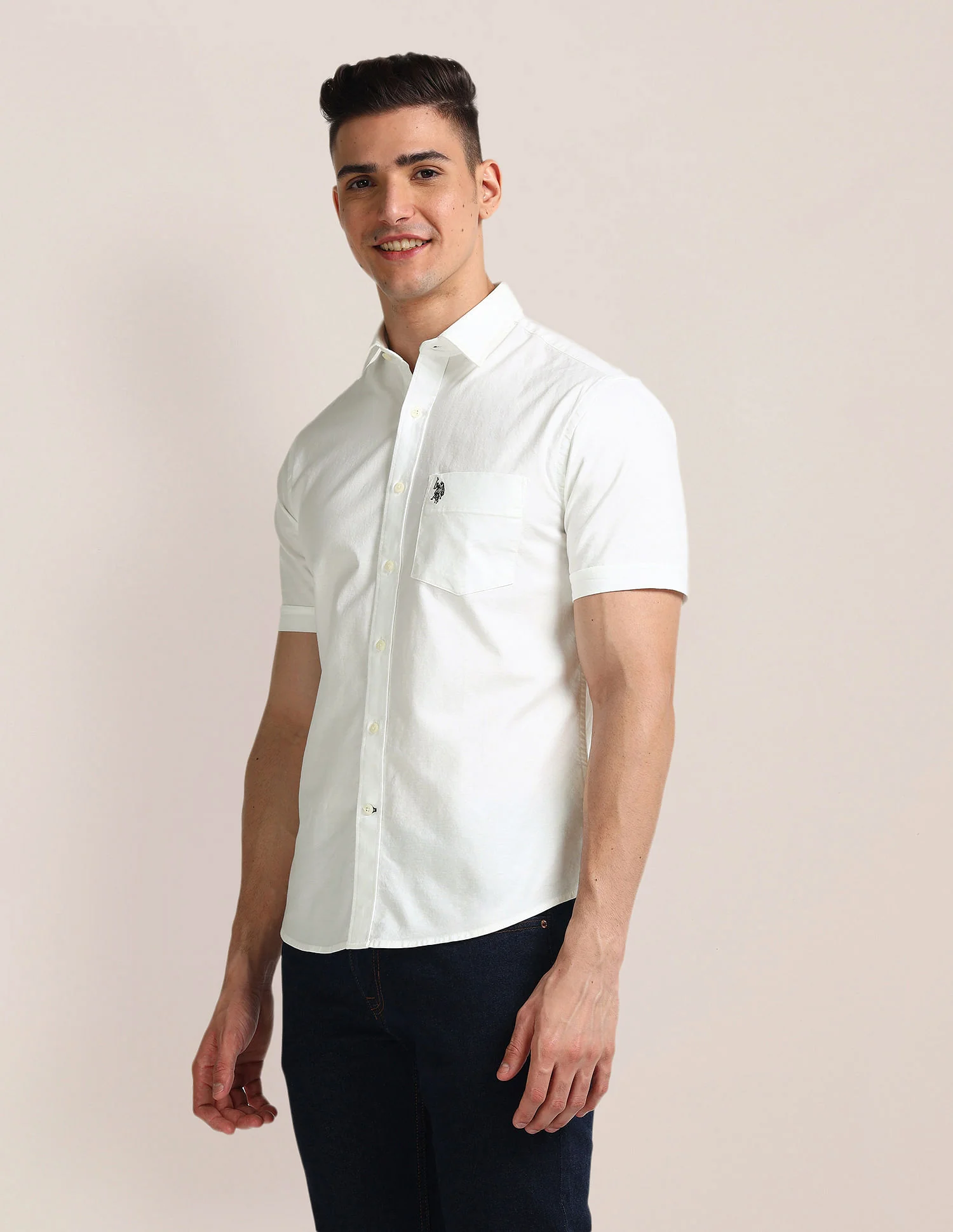Tailored Regular Fit Solid Shirt - Image 4