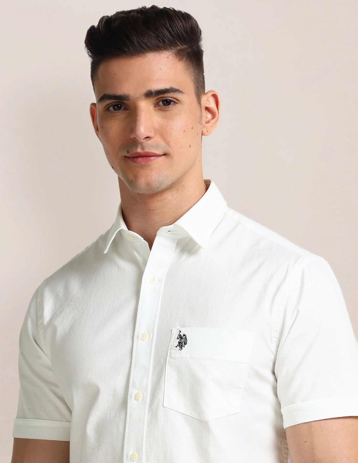 Tailored Regular Fit Solid Shirt - Image 7