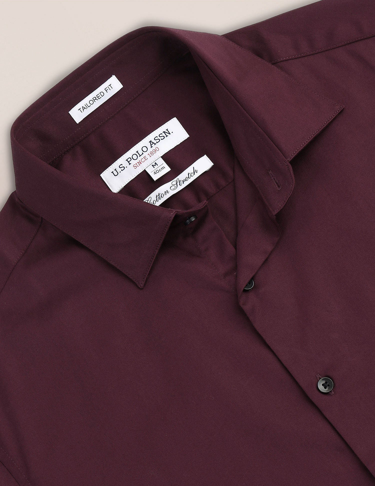 Tailored Regular Fit Solid Shirt - Image 9