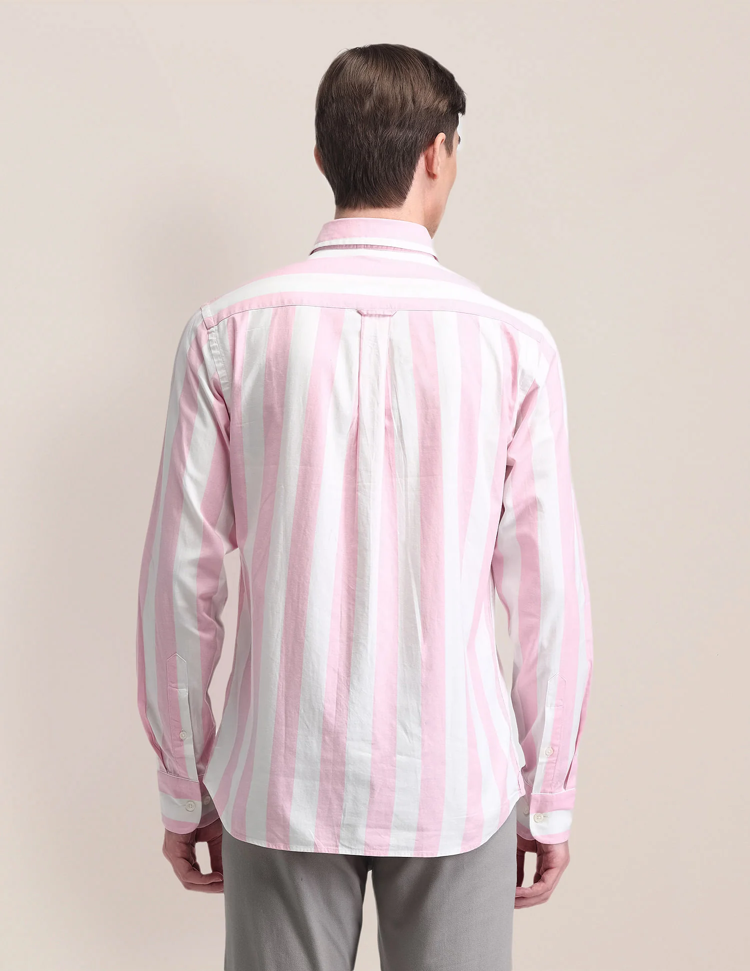 Tailored Vertical Striped Shirt - Image 5