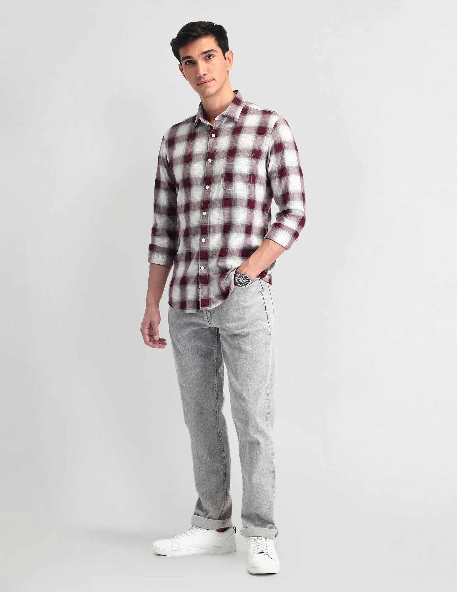 Tartan Check Regular Fit Shirt - Image 3