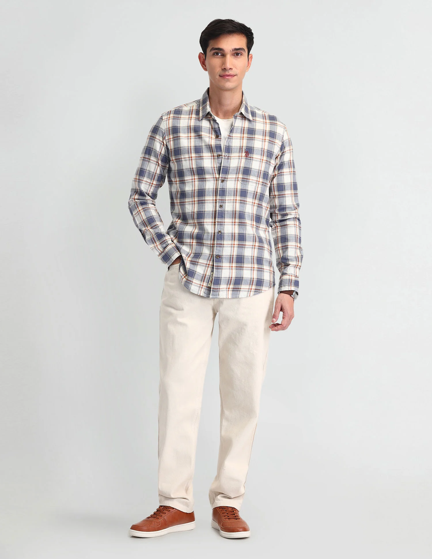Tartan Check Regular Fit Shirt - Image 3