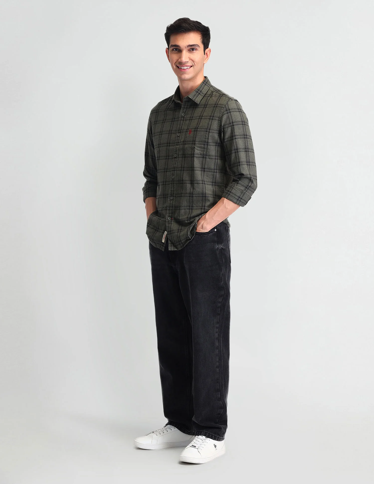 Tartan Check Regular Fit Shirt - Image 3