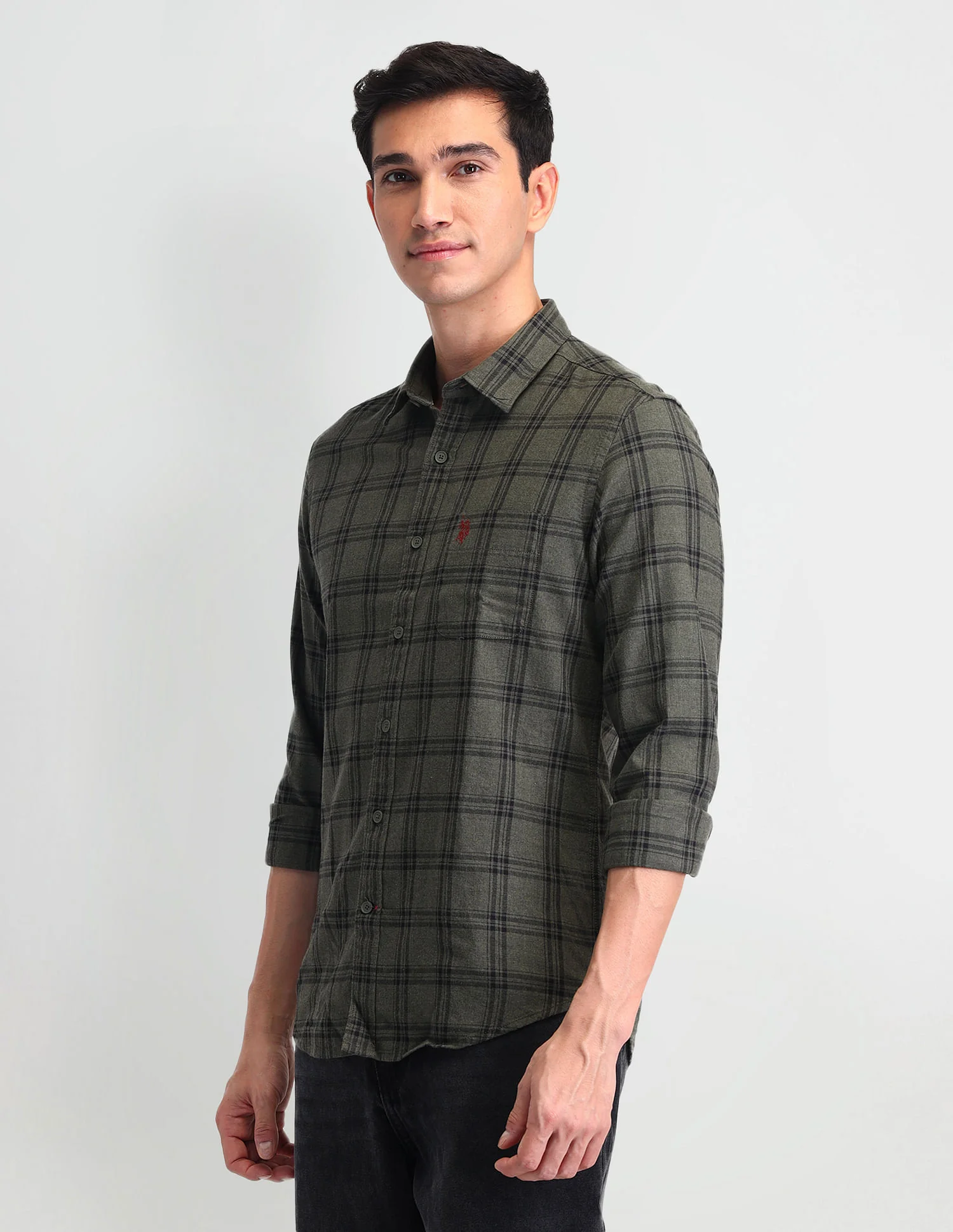 Tartan Check Regular Fit Shirt - Image 4