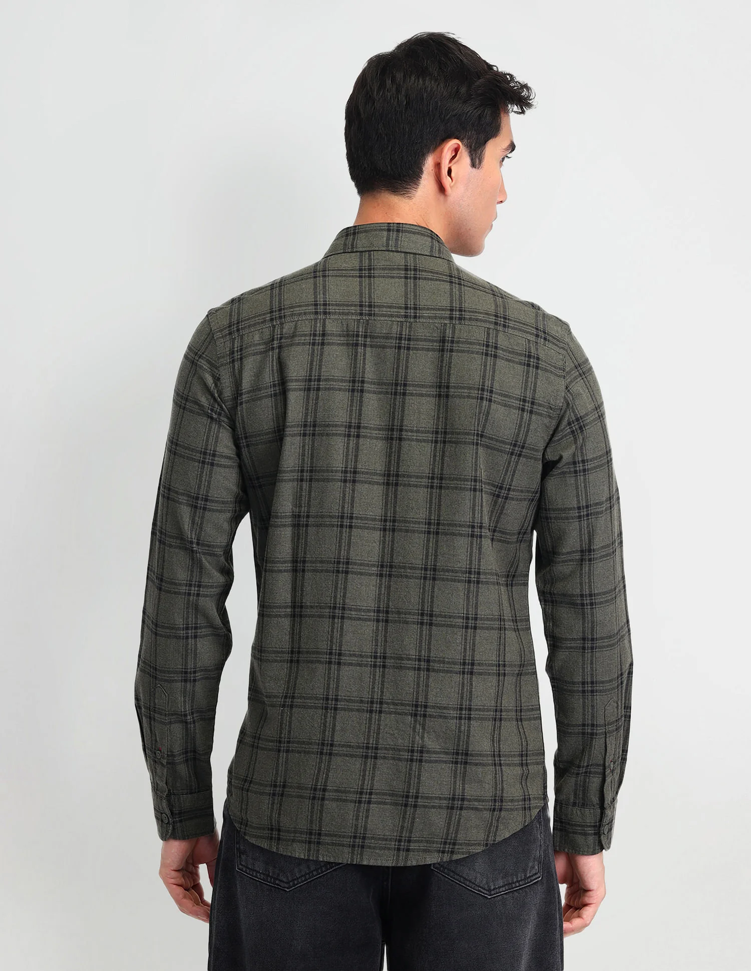 Tartan Check Regular Fit Shirt - Image 5