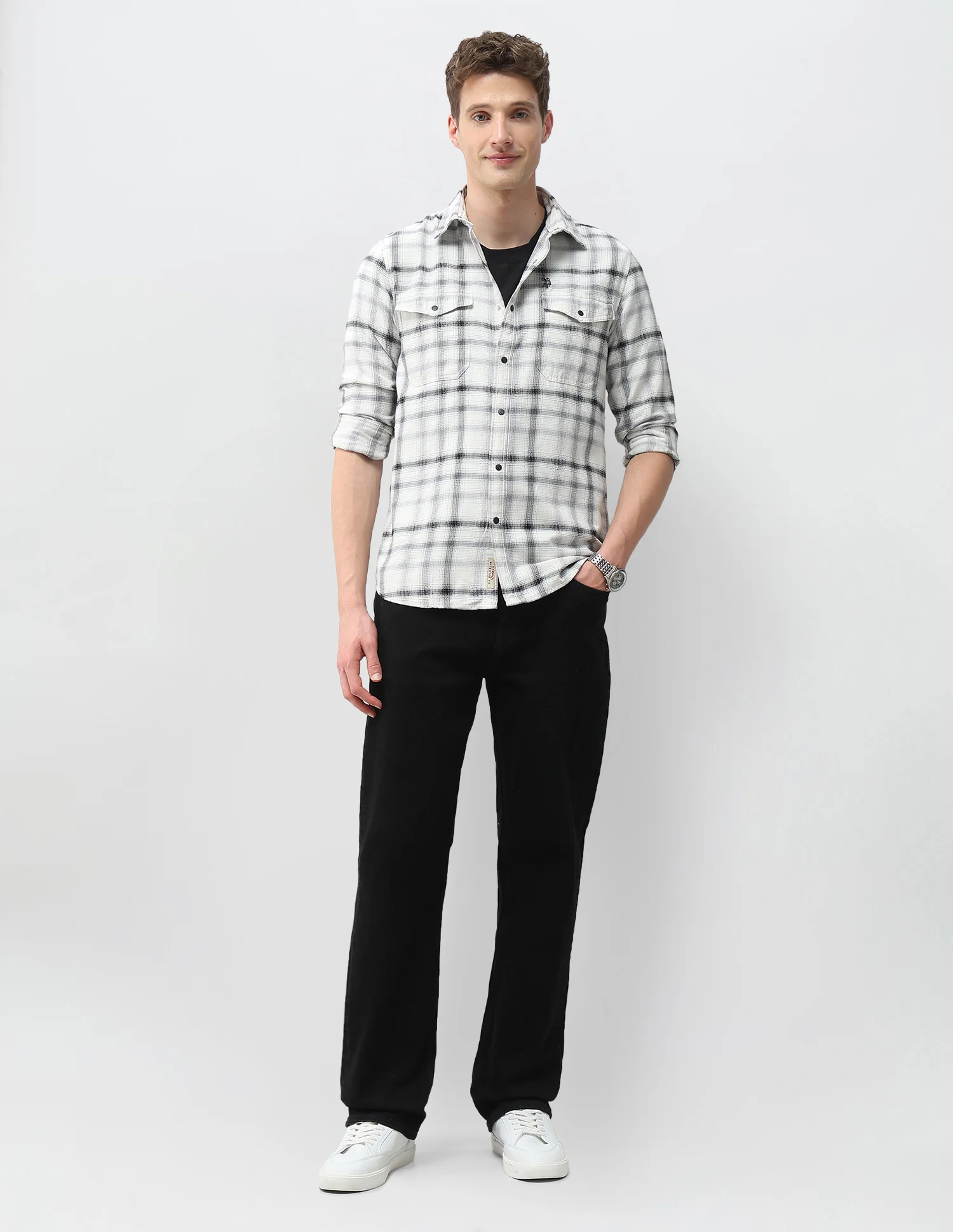 Tartan Checked Comfort Fit Shirt - Image 3