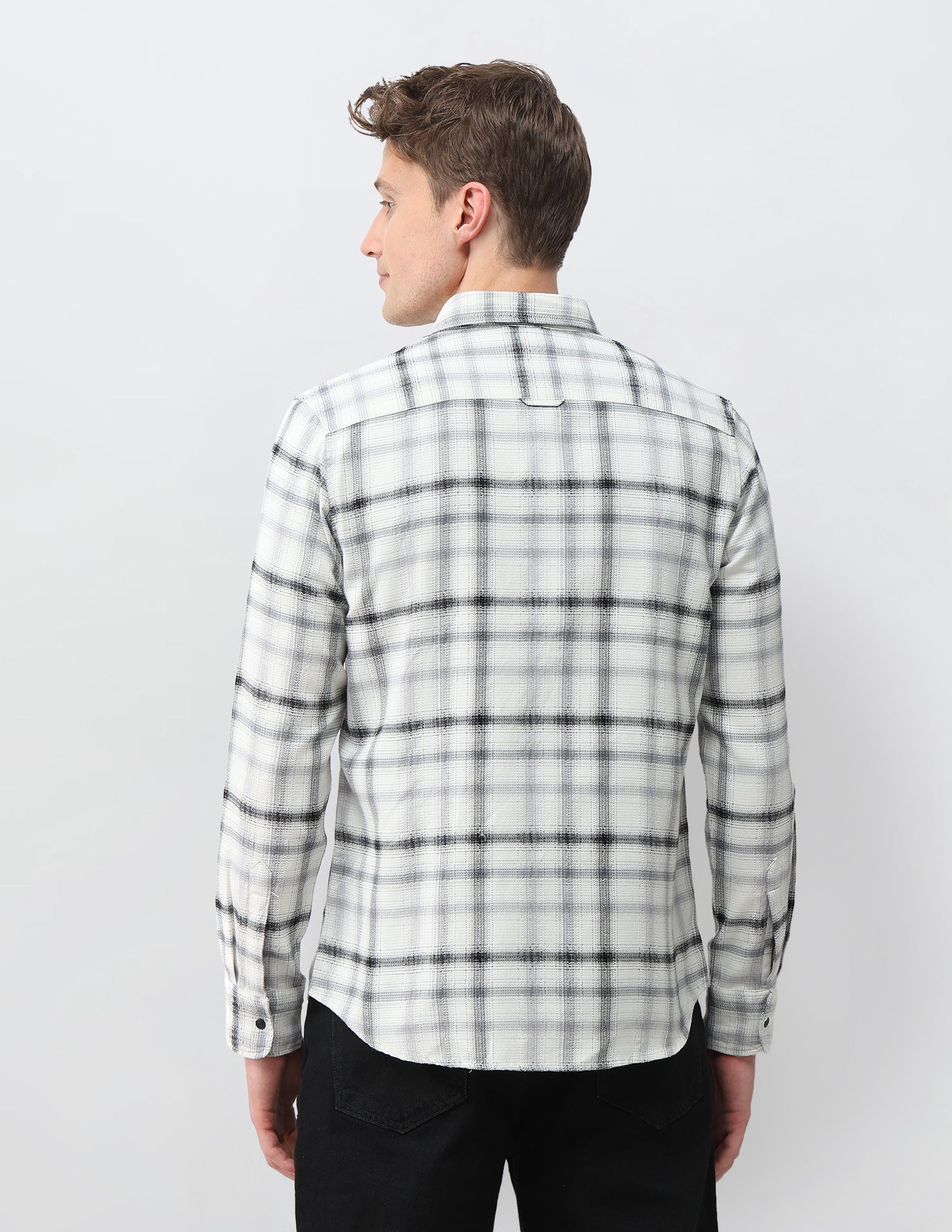 Tartan Checked Comfort Fit Shirt - Image 5