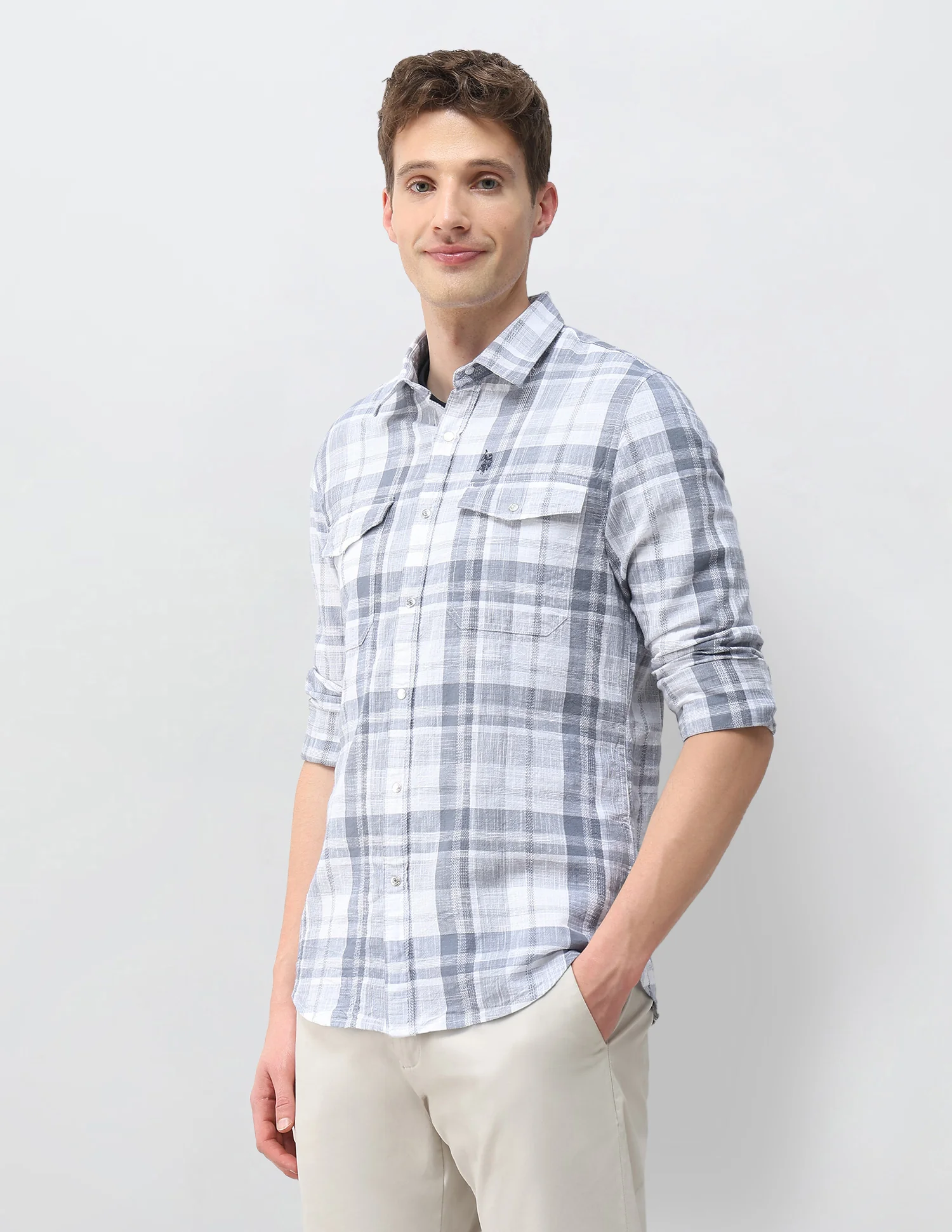 Tartan Checked Comfort Fit Shirt - Image 4