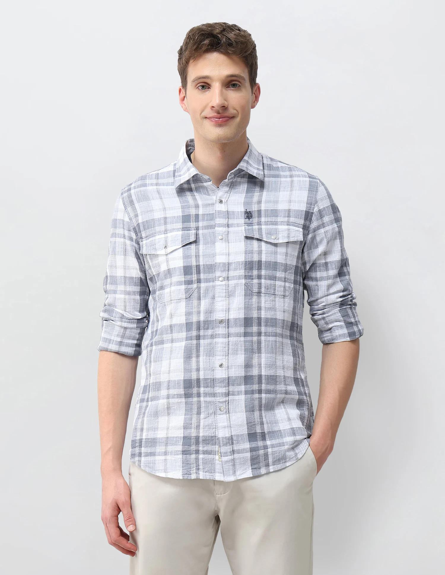 Tartan Checked Comfort Fit Shirt - Image 6