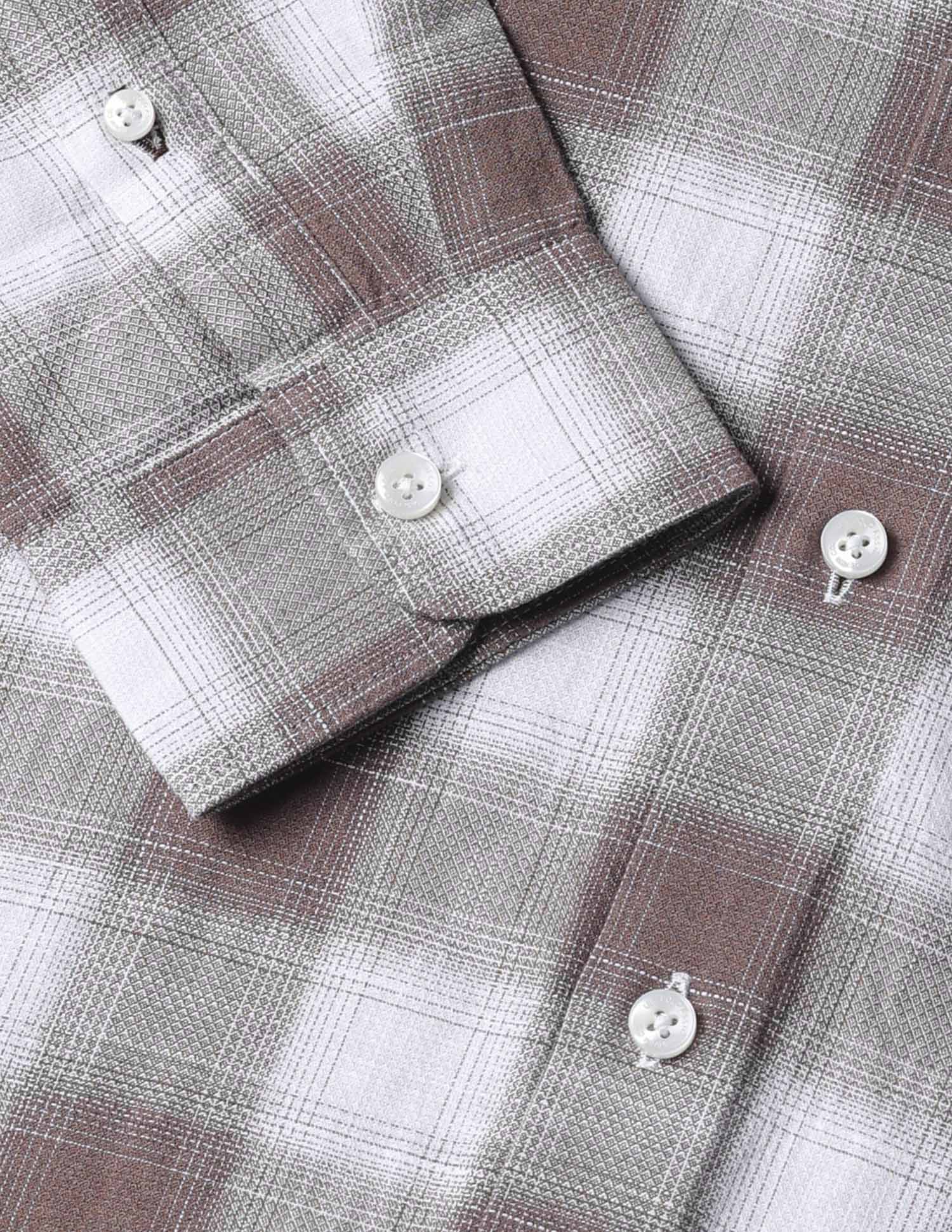 Tartan Checked Dobby Shirt - Image 8