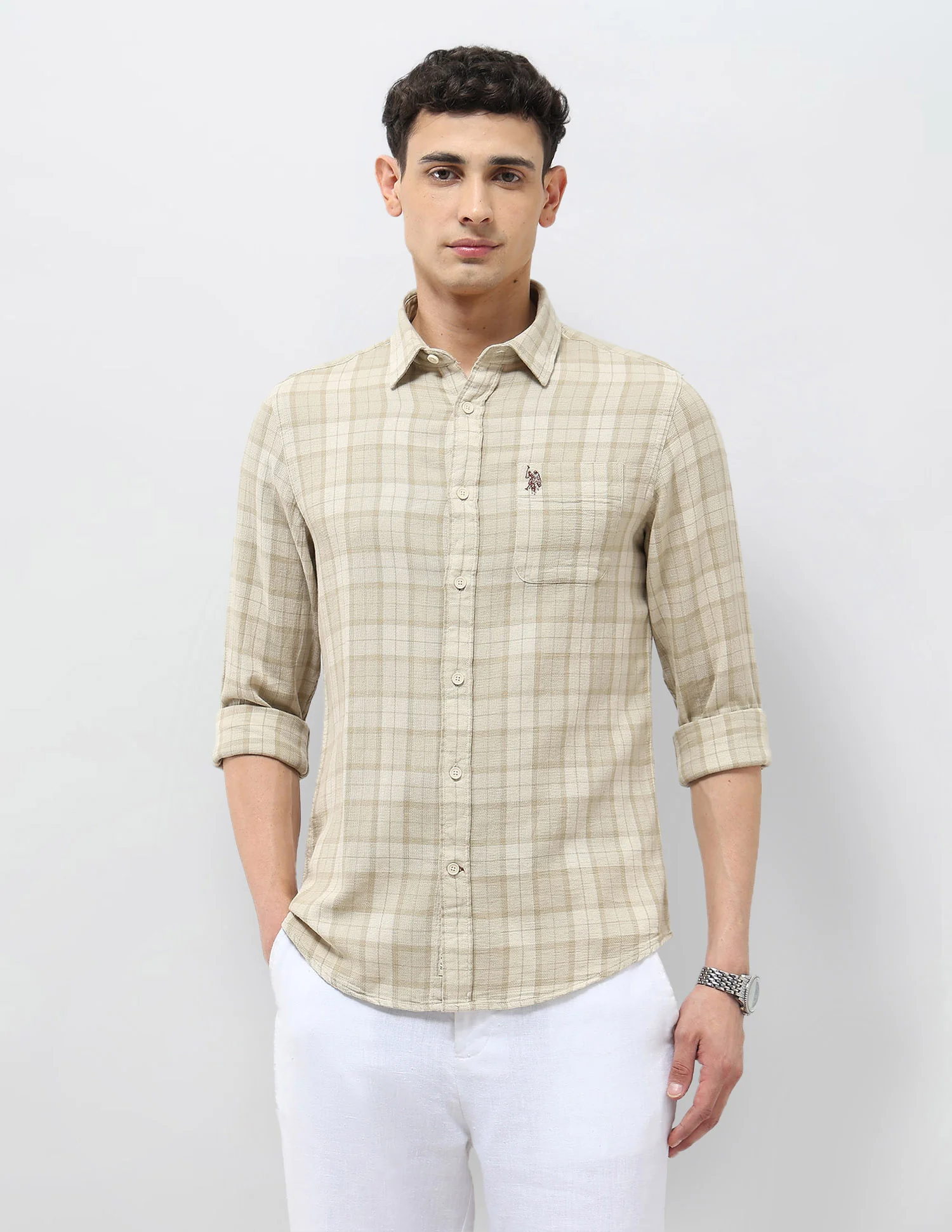 Tartan Checked Dobby Shirt