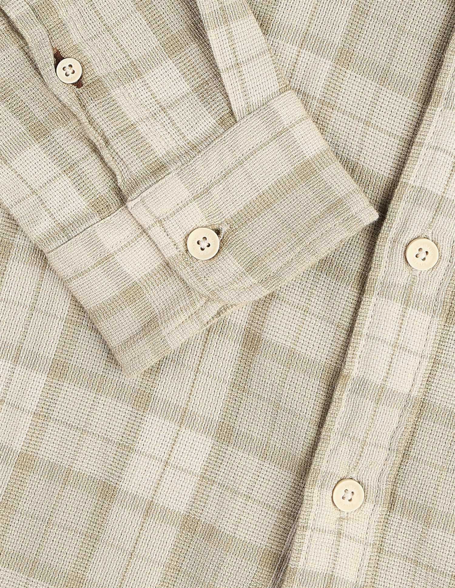 Tartan Checked Dobby Shirt - Image 8