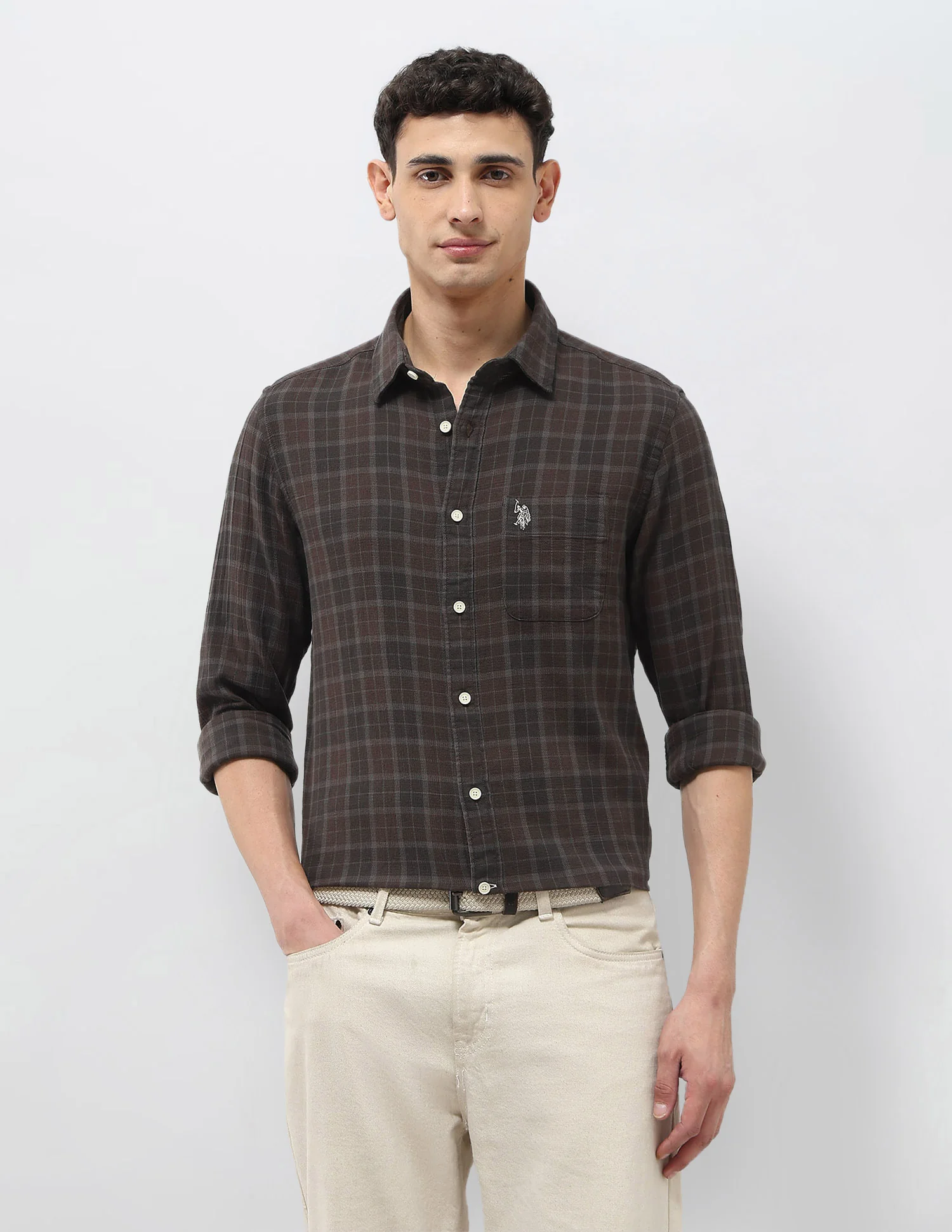 Tartan Checked Dobby Shirt
