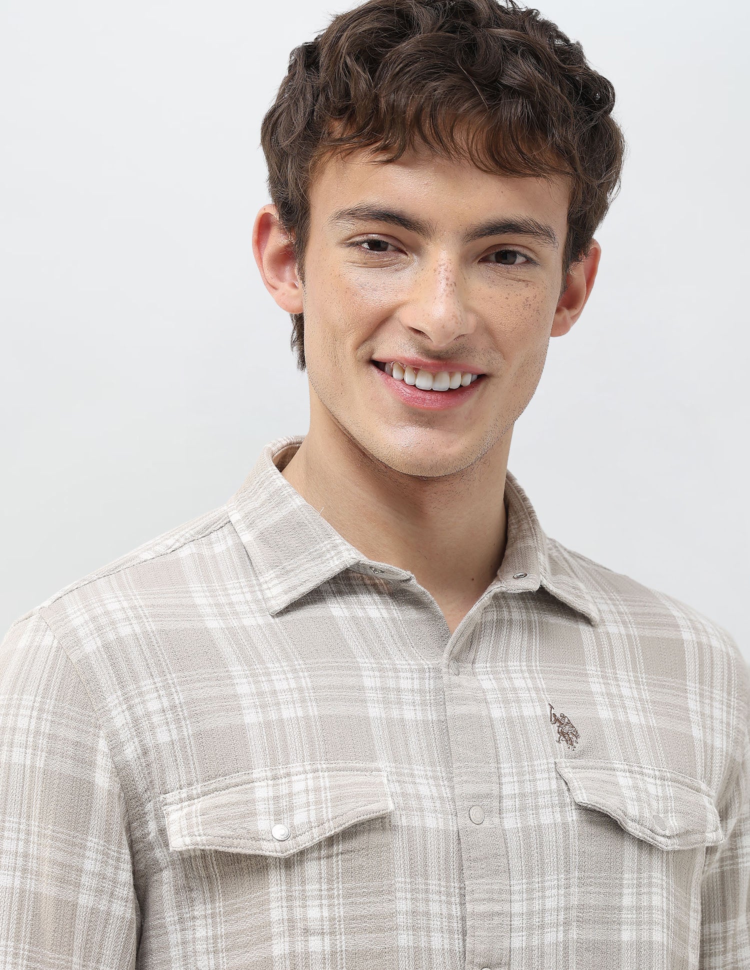 Tartan Checked Dobby Shirt - Image 7