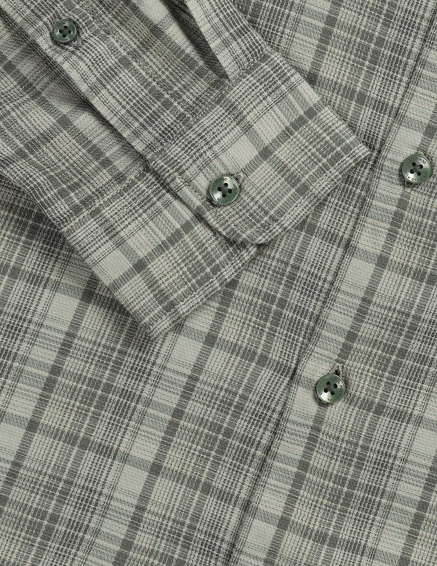 Tartan Checked Dobby Shirt - Image 8