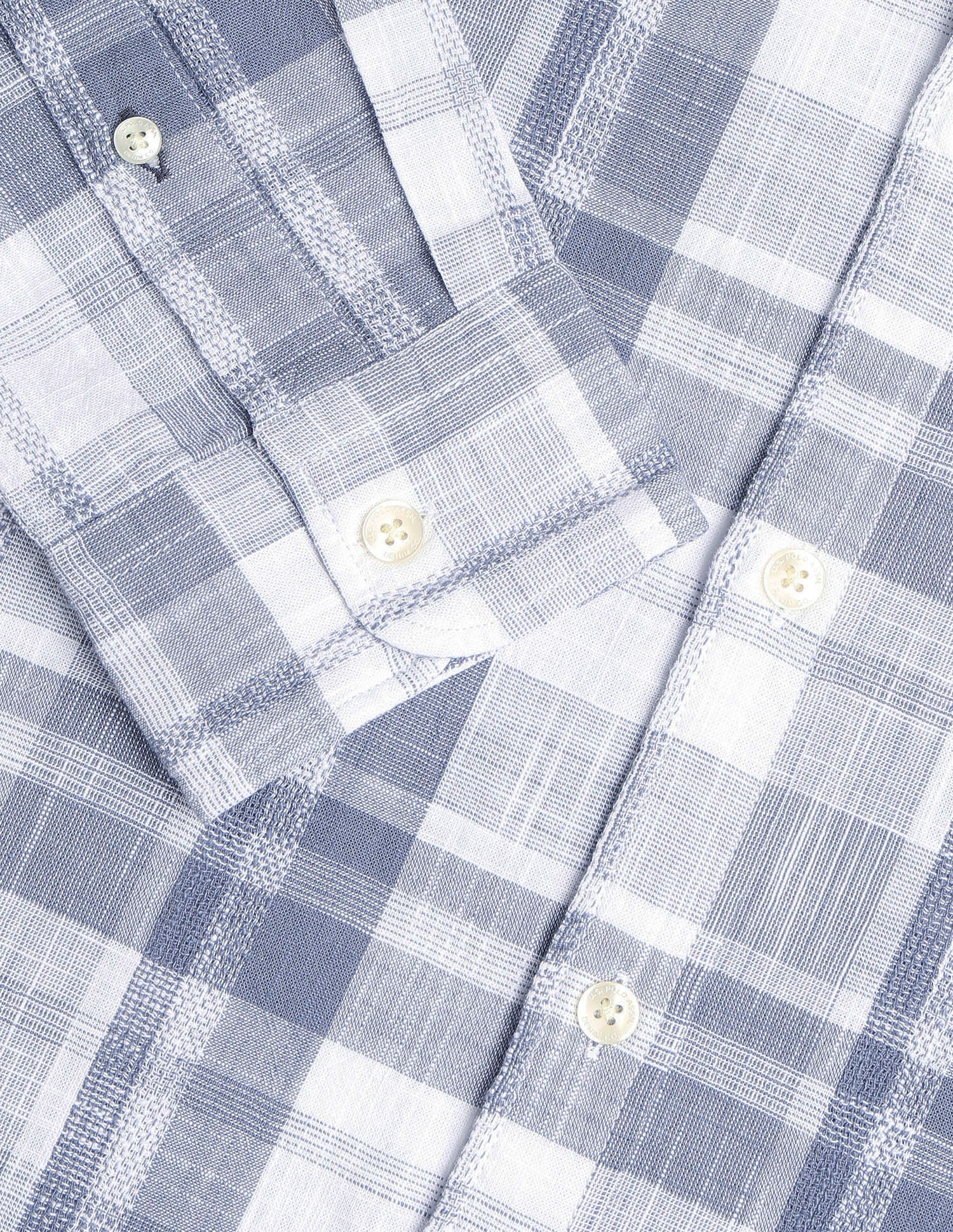 Tartan Checked Dobby Shirt - Image 8