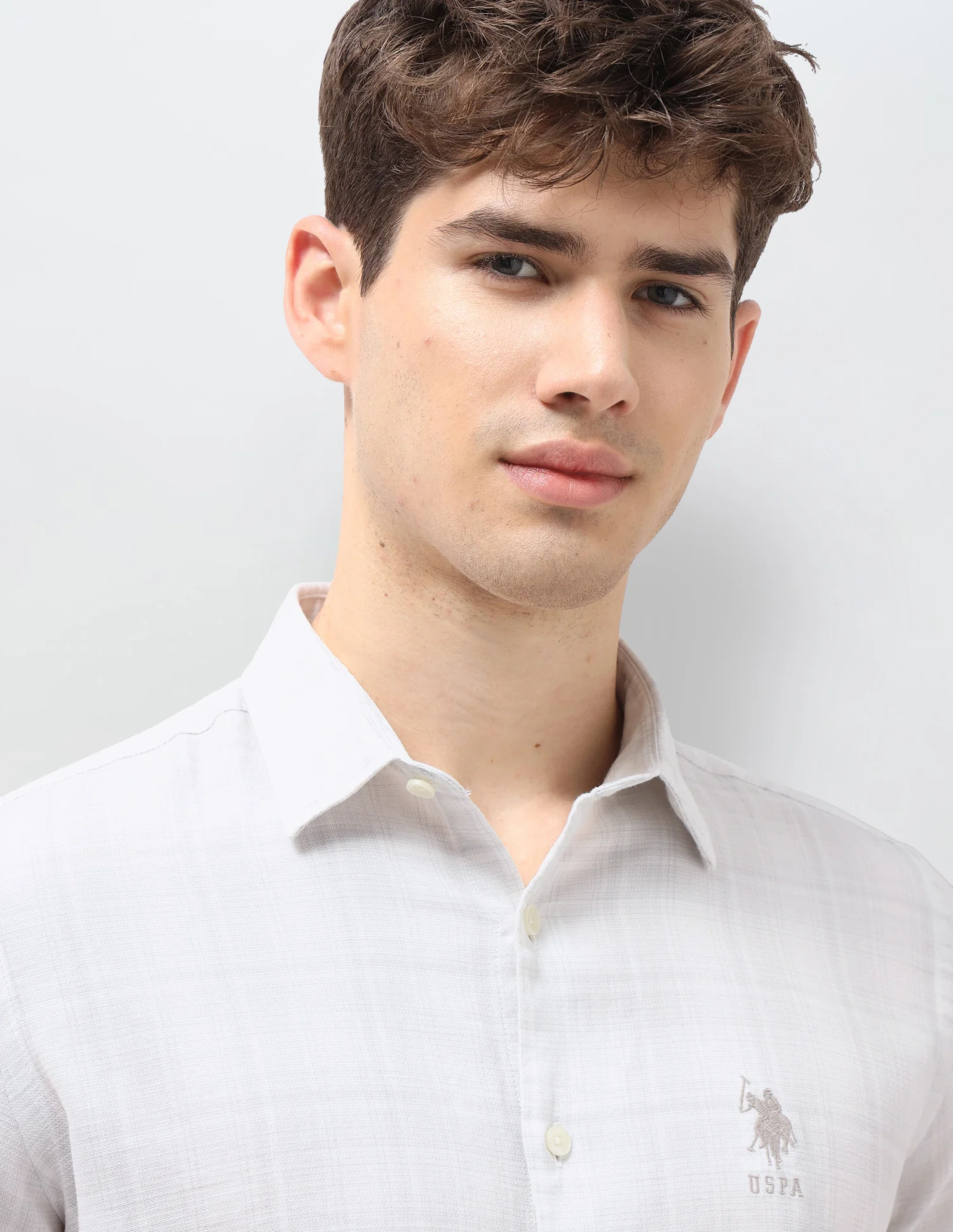 Tartan Checked Dobby Shirt - Image 7