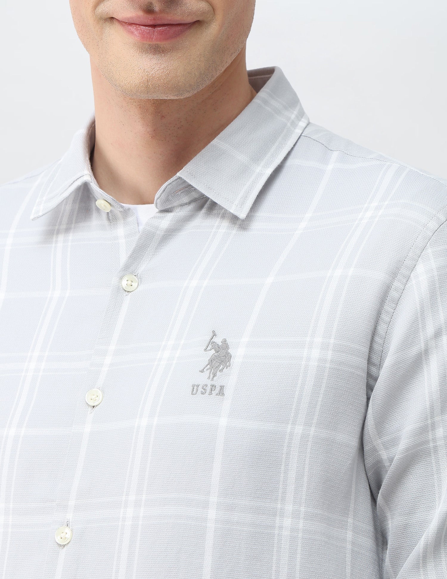Tartan Checked Dobby Shirt - Image 7