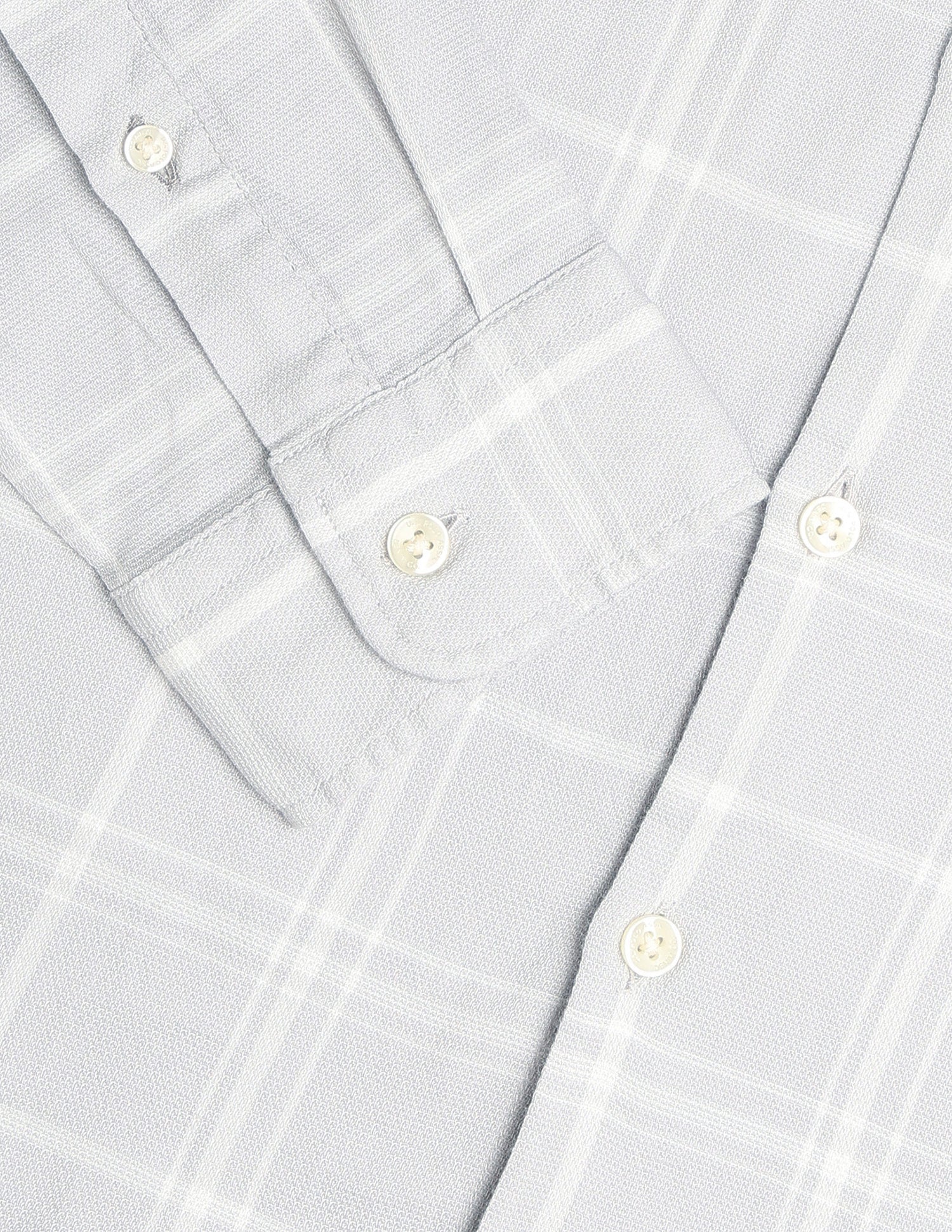 Tartan Checked Dobby Shirt - Image 8