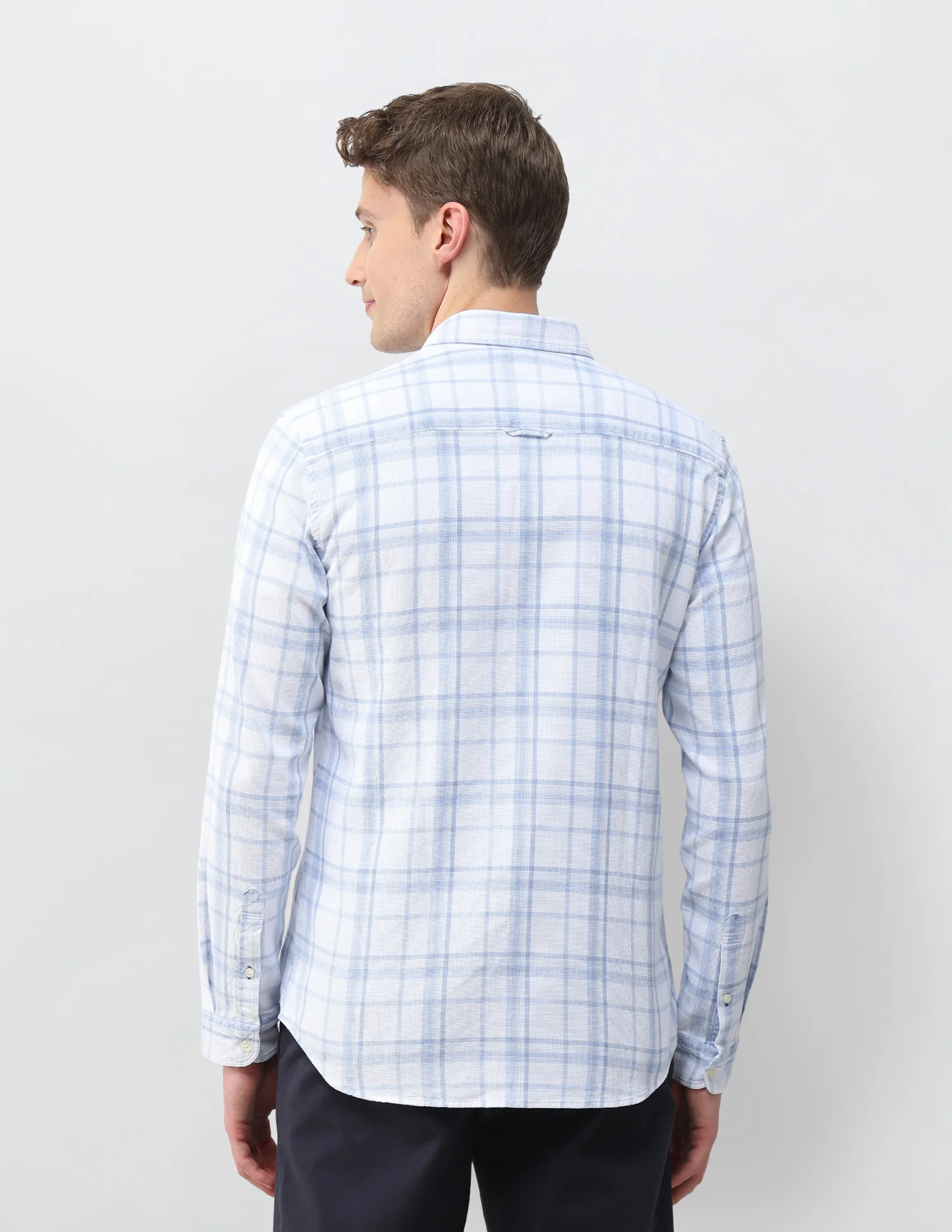 Tartan Checked Knitted Shirt - Image 5