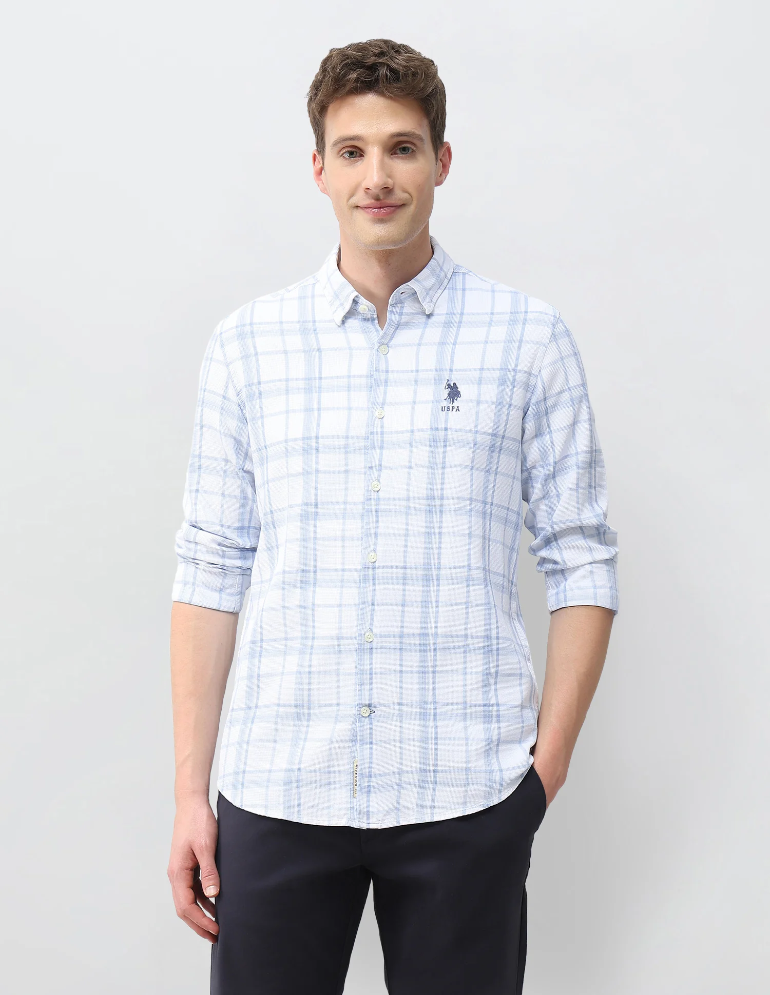 Tartan Checked Knitted Shirt - Image 6