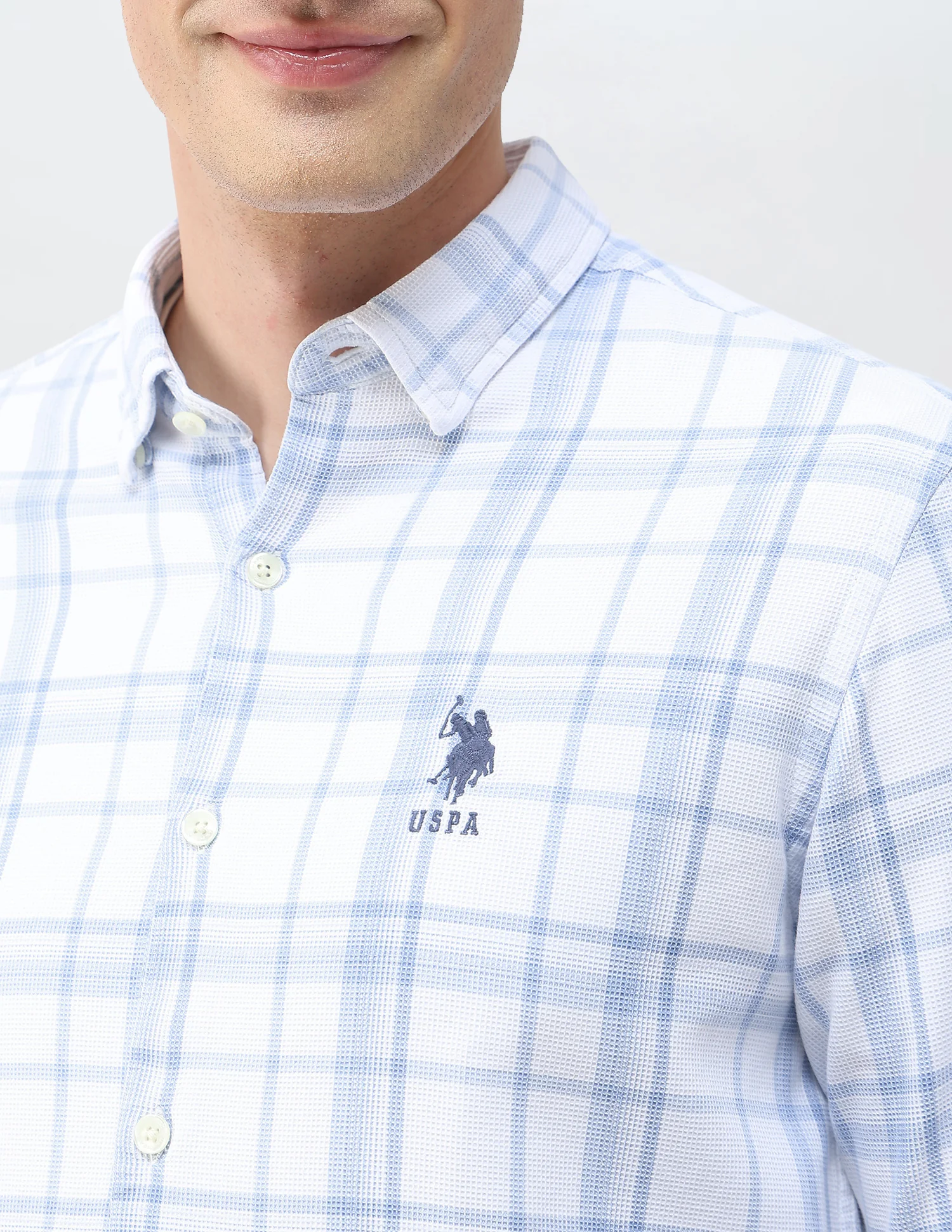 Tartan Checked Knitted Shirt - Image 7