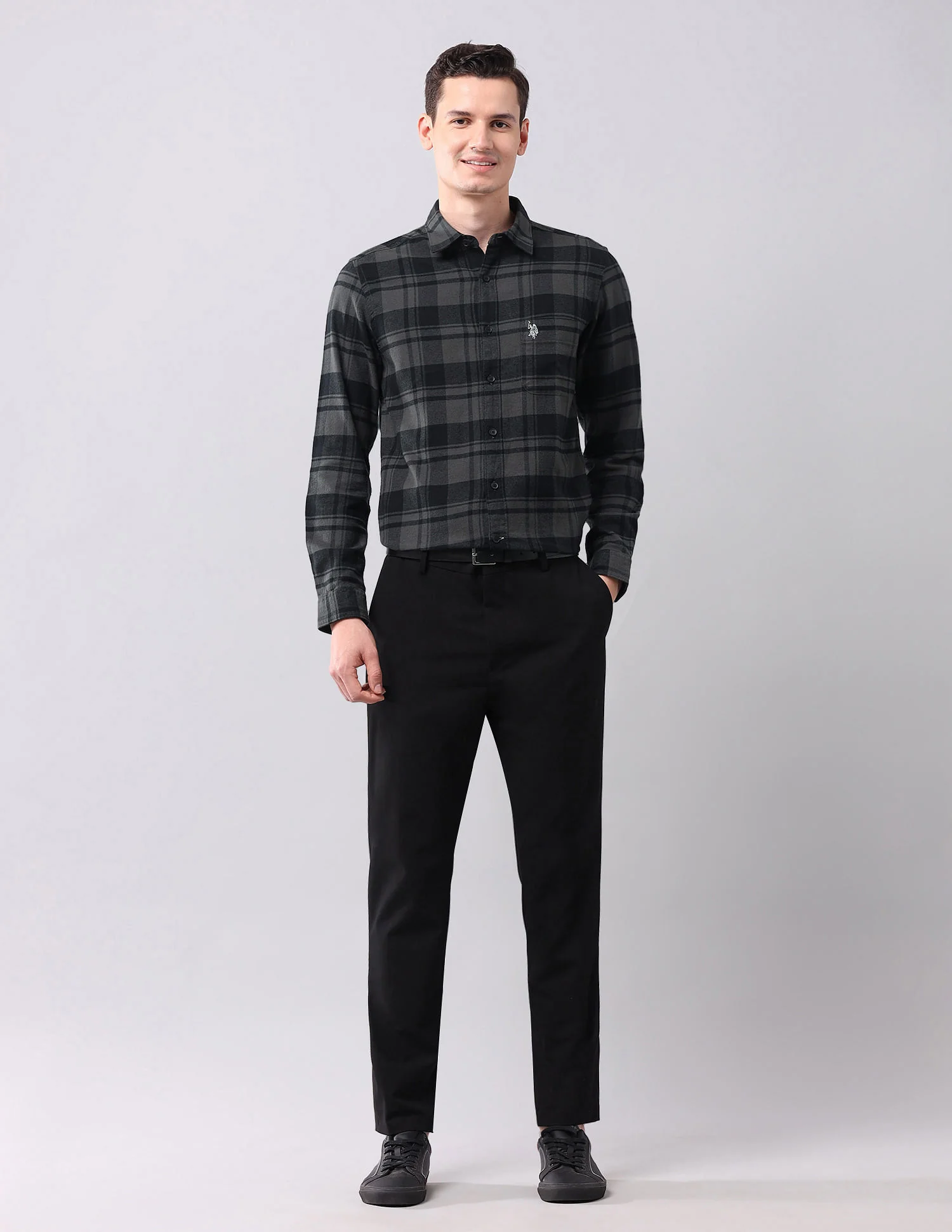 Tartan Checked Pure Cotton Shirt - Image 3