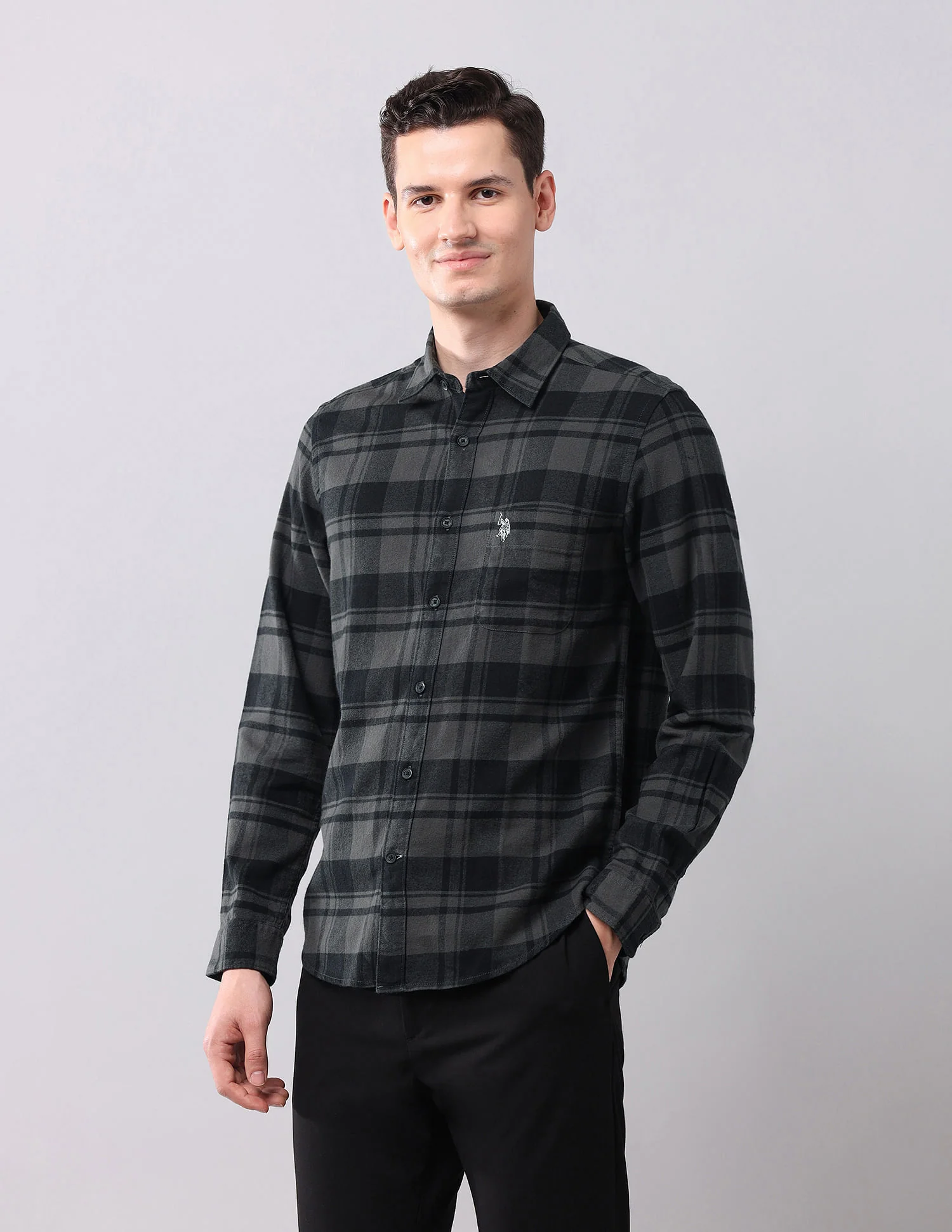 Tartan Checked Pure Cotton Shirt - Image 4