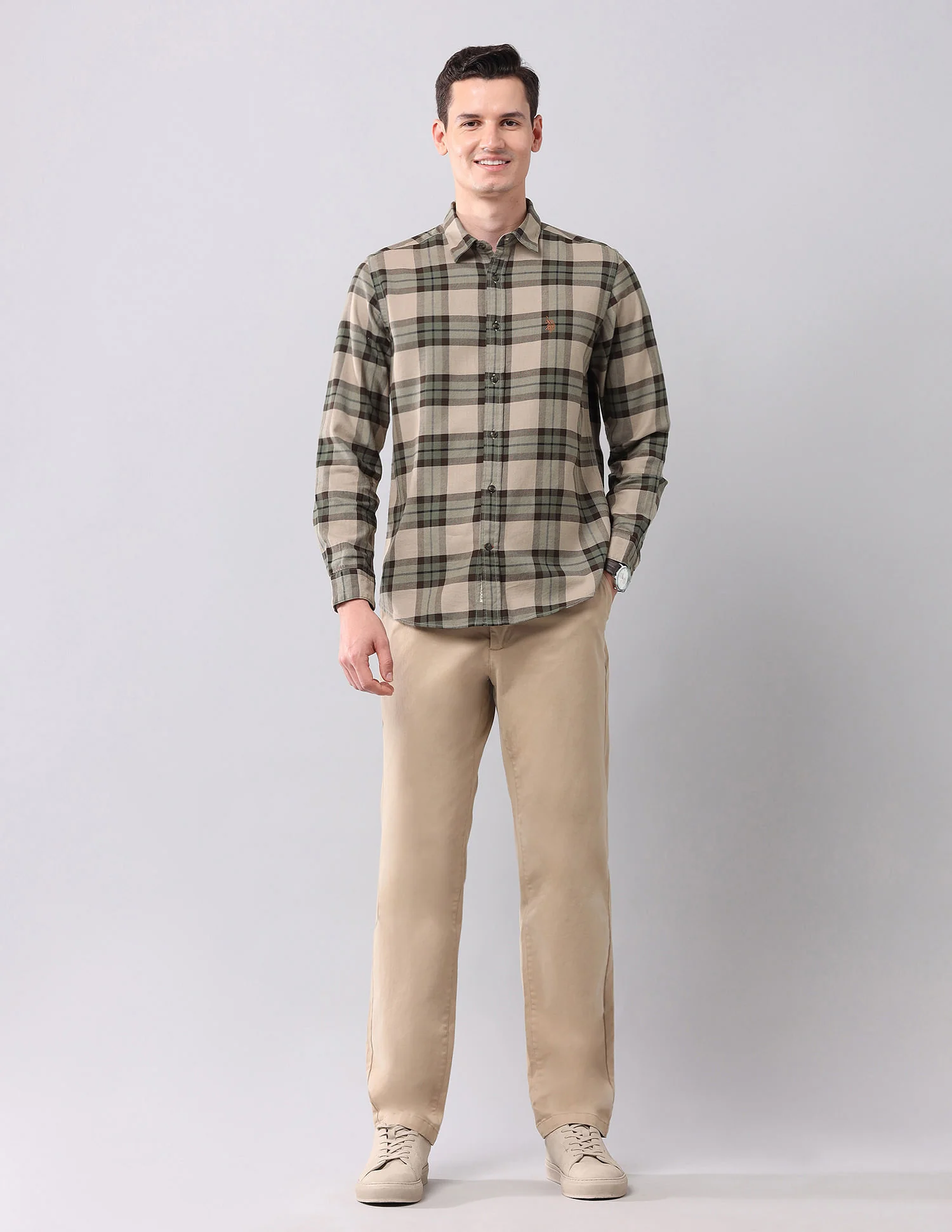 Tartan Checked Pure Cotton Shirt - Image 3