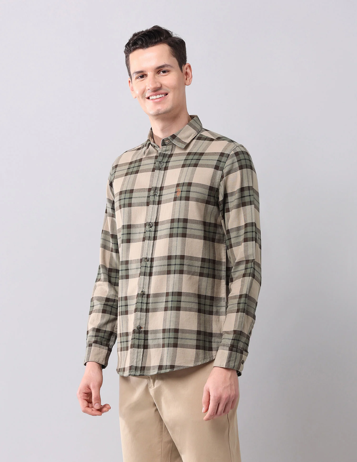 Tartan Checked Pure Cotton Shirt - Image 4