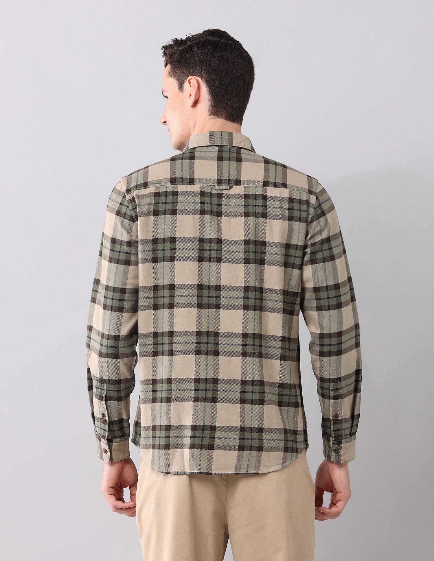 Tartan Checked Pure Cotton Shirt - Image 5