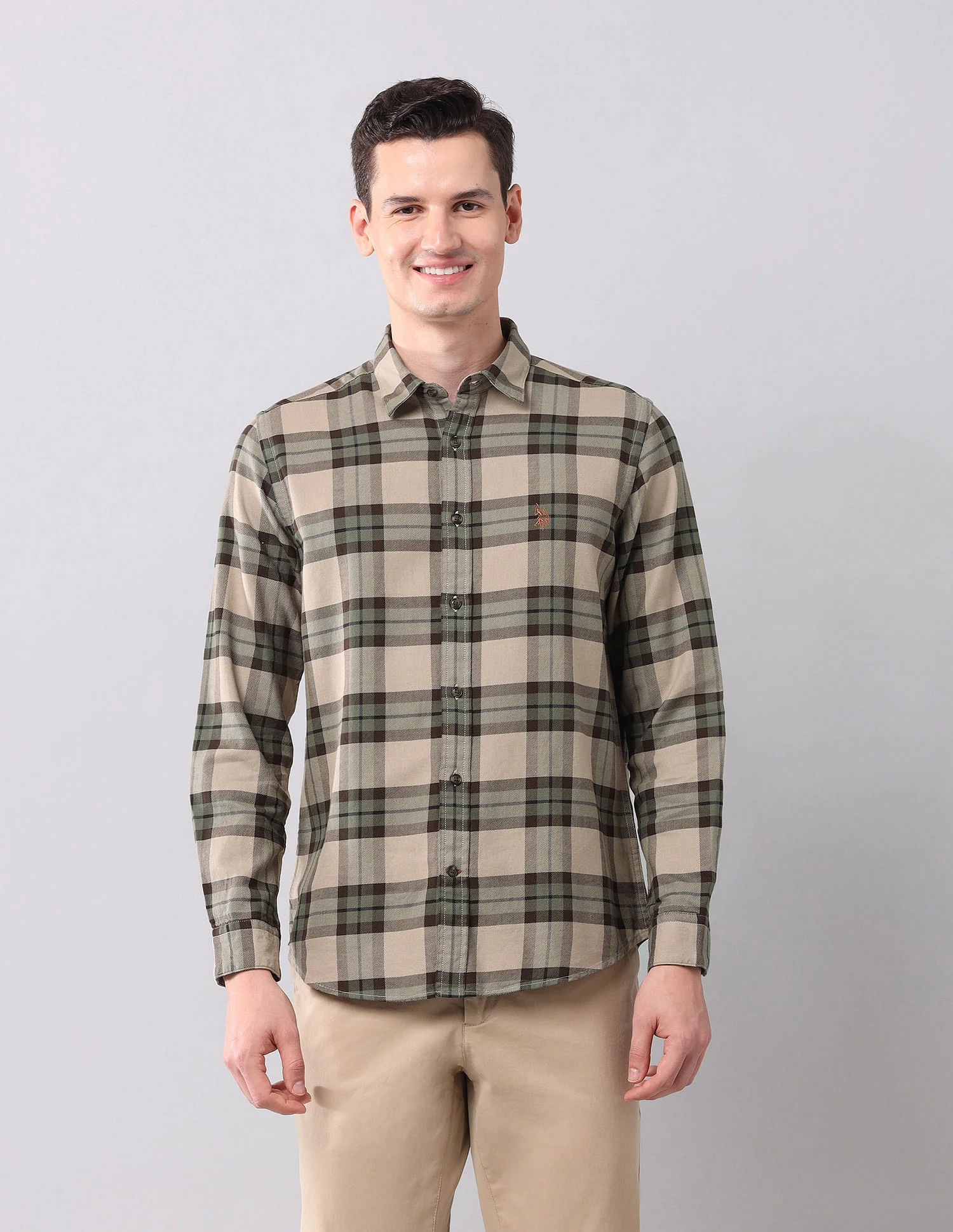 Tartan Checked Pure Cotton Shirt - Image 6